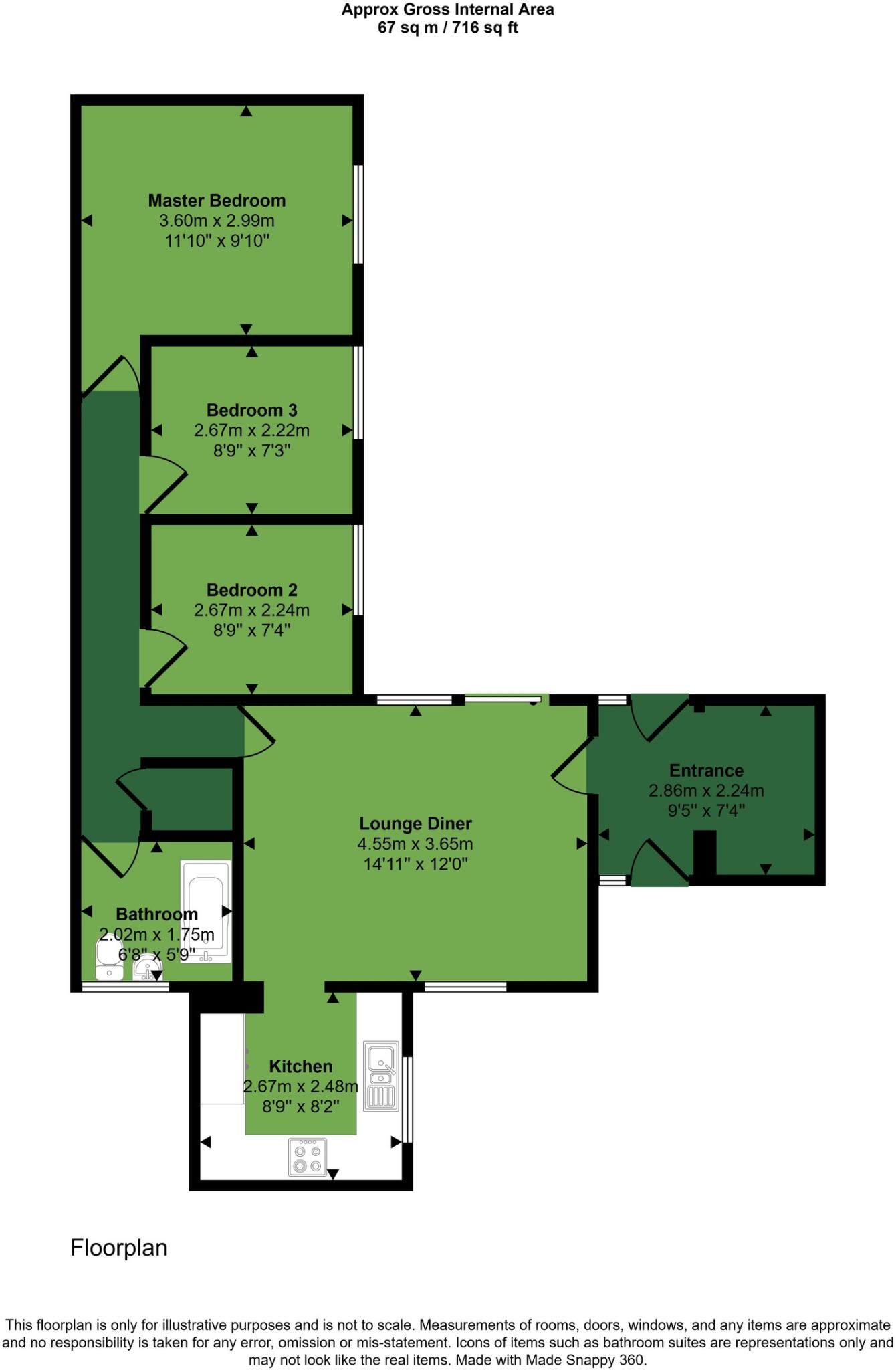 Glenda Close, Norwich, NR5 0BA floorplan