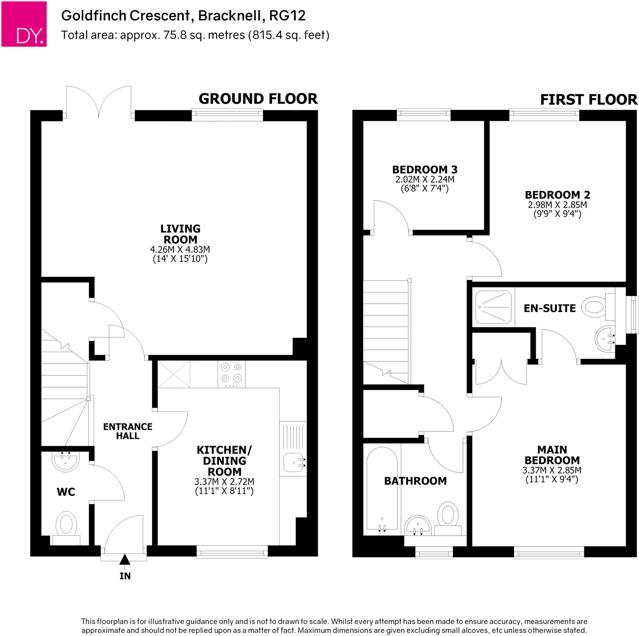 Goldfinch Crescent, Bracknell, RG12 floorplan