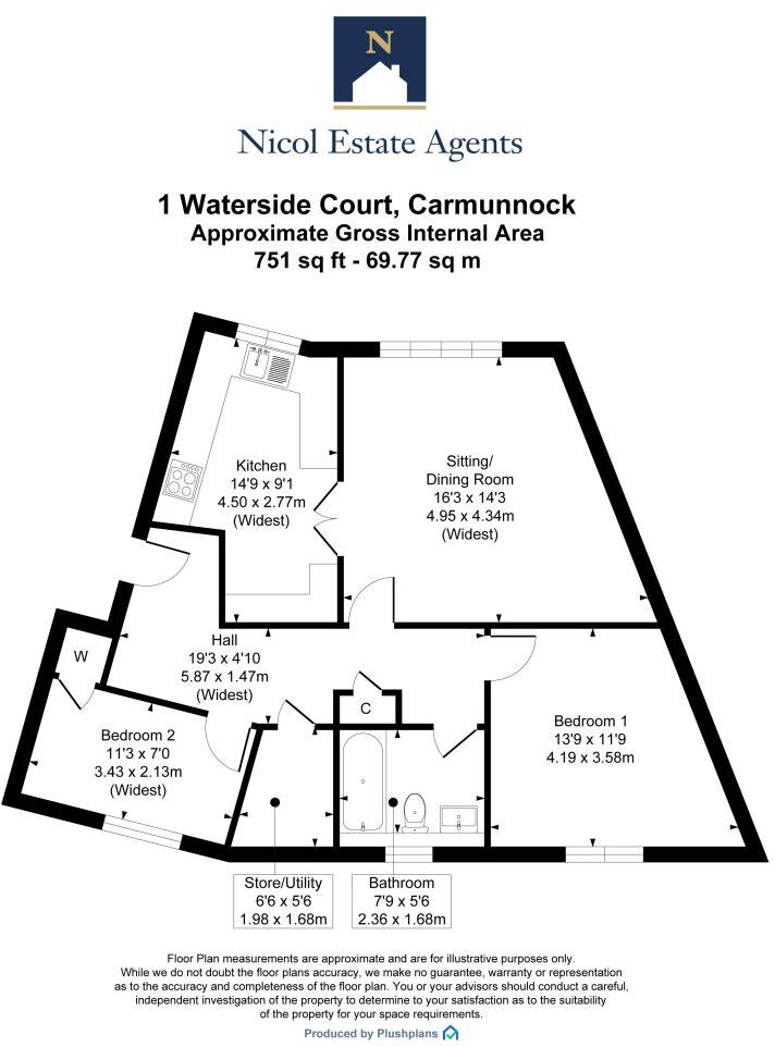 Waterside Court, Carmunnock floorplan