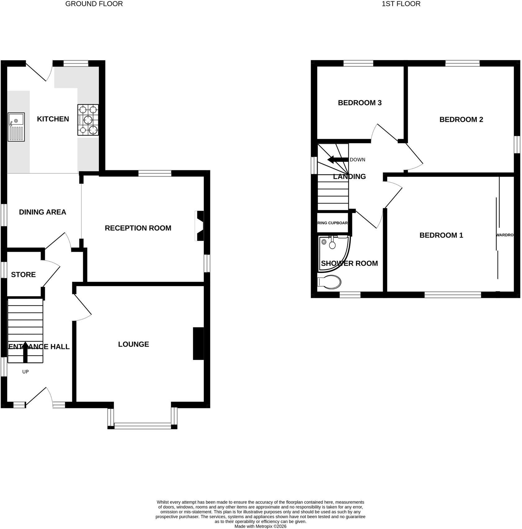 Rosliston Road, Burton-On-Trent, DE15 floorplan