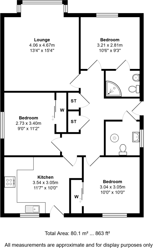73 Baillie Avenue, Harthill ML7 5SY floorplan