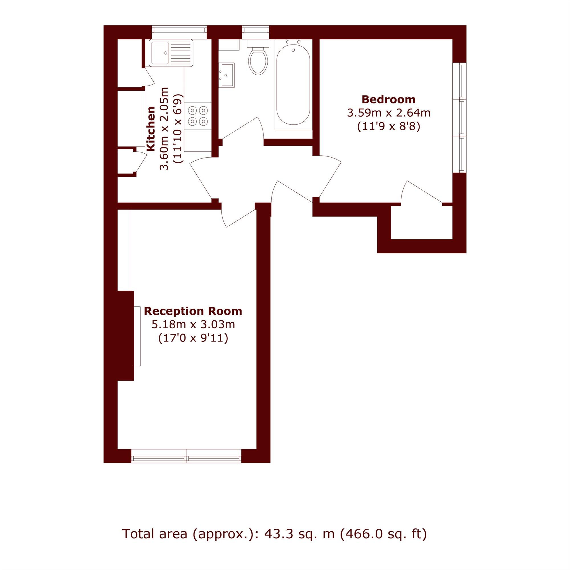 St. Mark's Grove, London floorplan