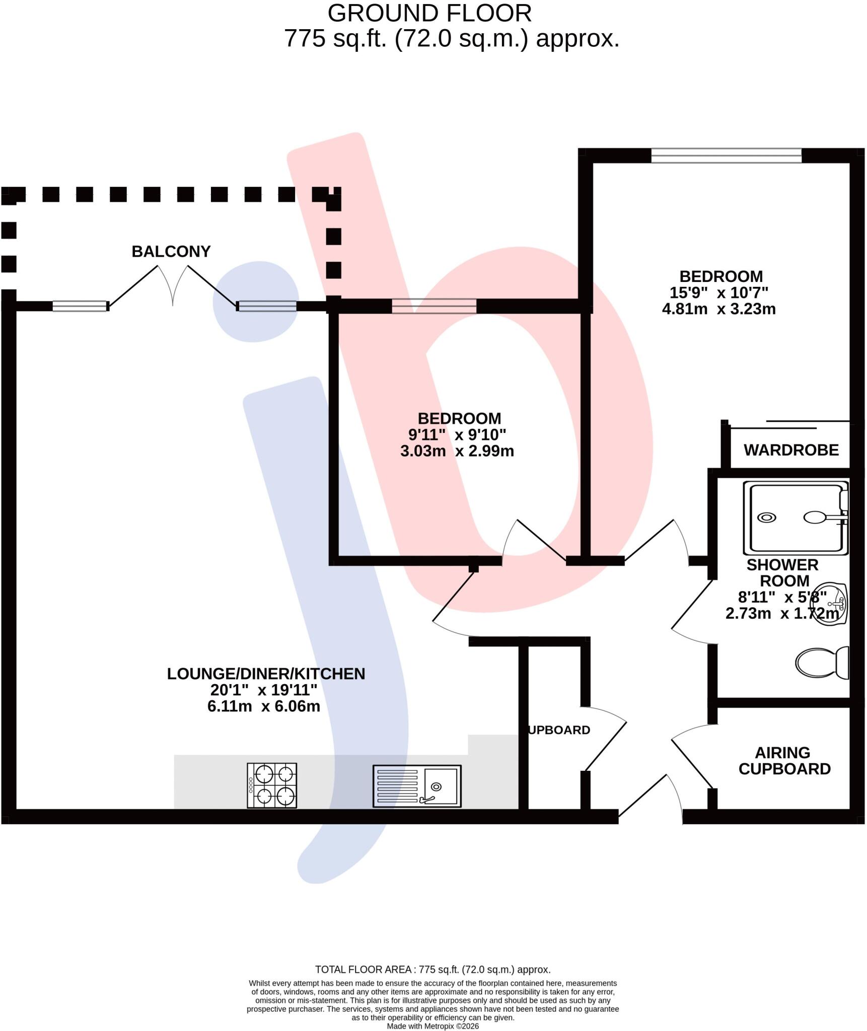 The Poppyfields, Collingham floorplan