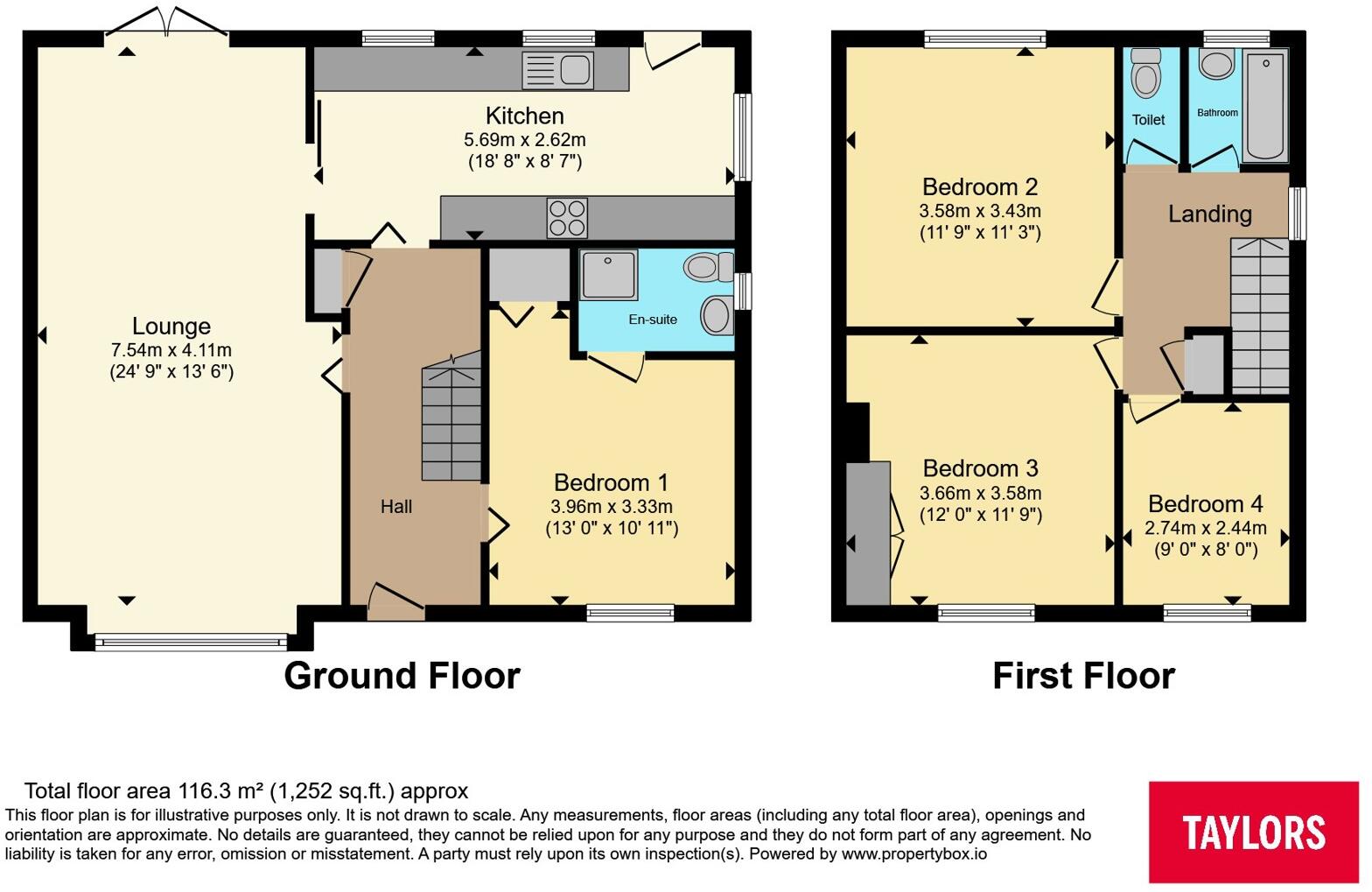 Homerton Road, Luton, Bedfordshire, LU3 floorplan