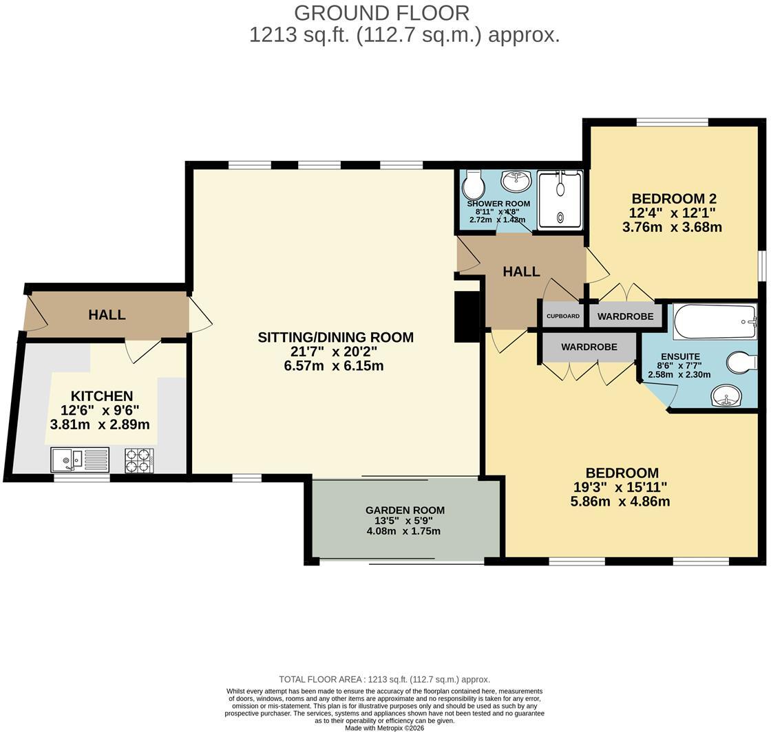 Buckenham Court, Southwold floorplan