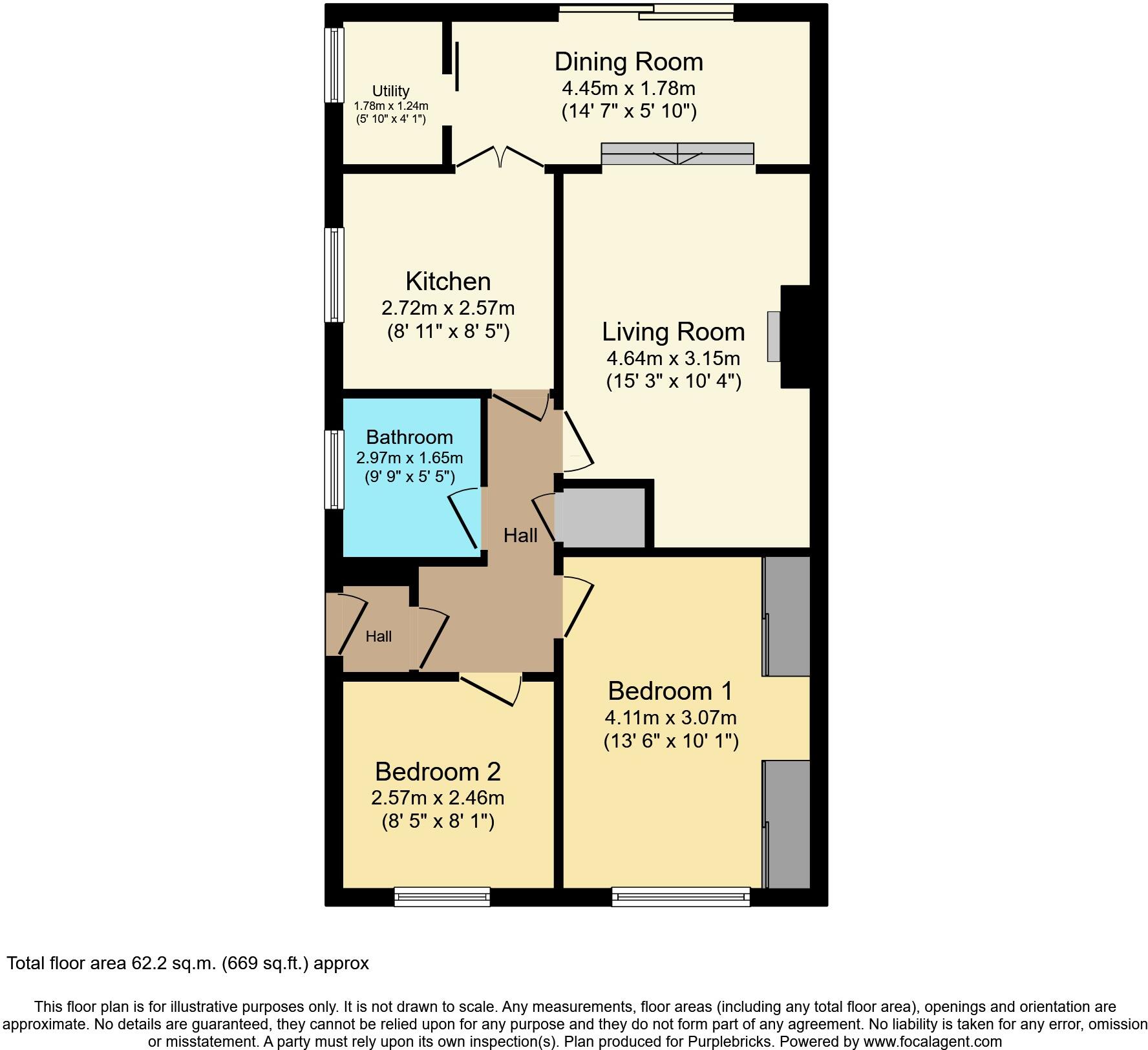central avenue, Exeter, EX4 floorplan