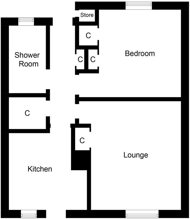 Langside Place, Perth floorplan