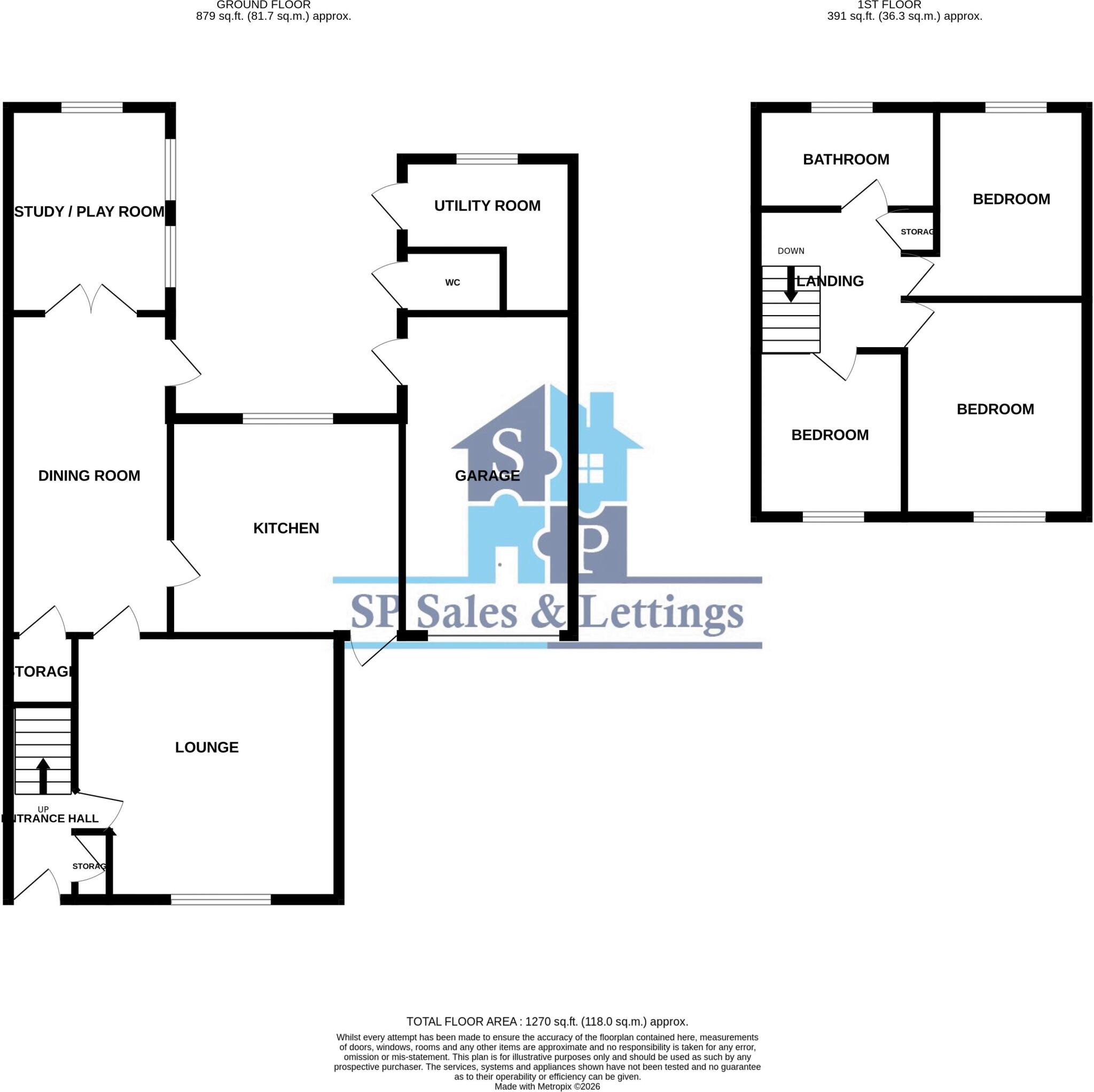 Rockingham Close, Shepshed floorplan