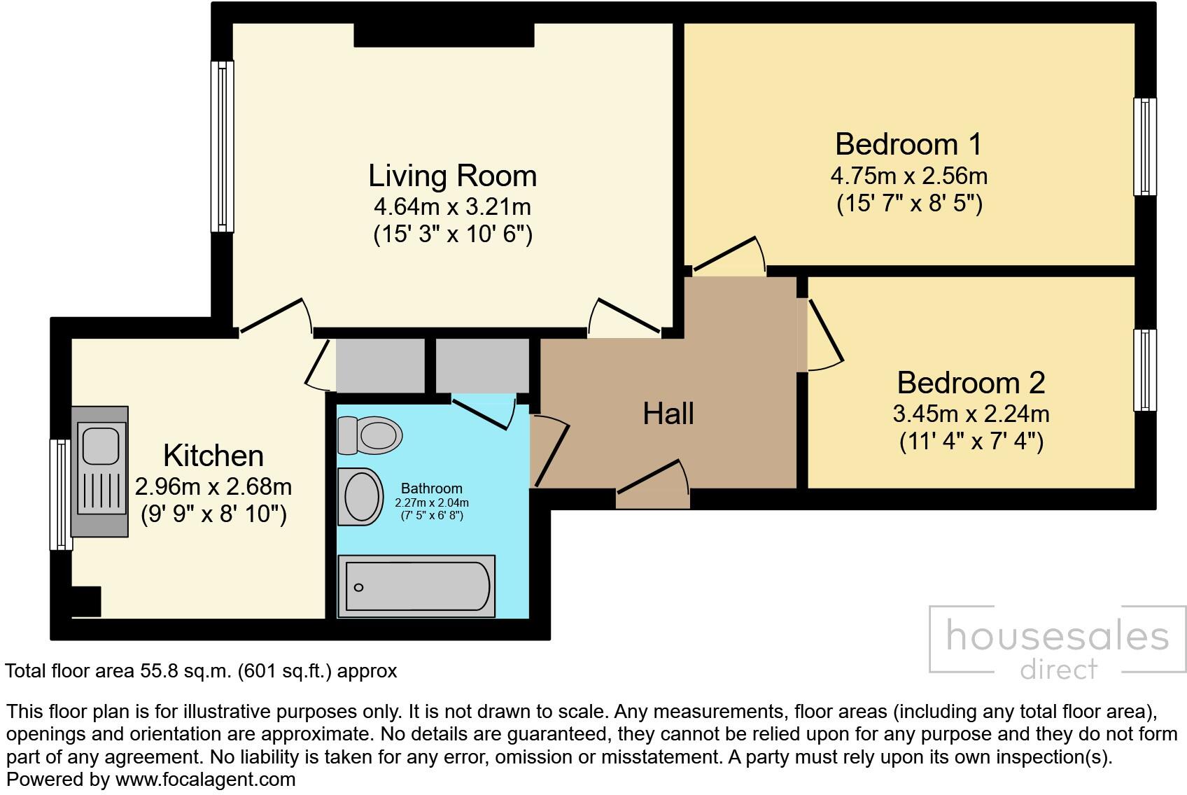 39a Porlock Road, Manchester, M23 floorplan
