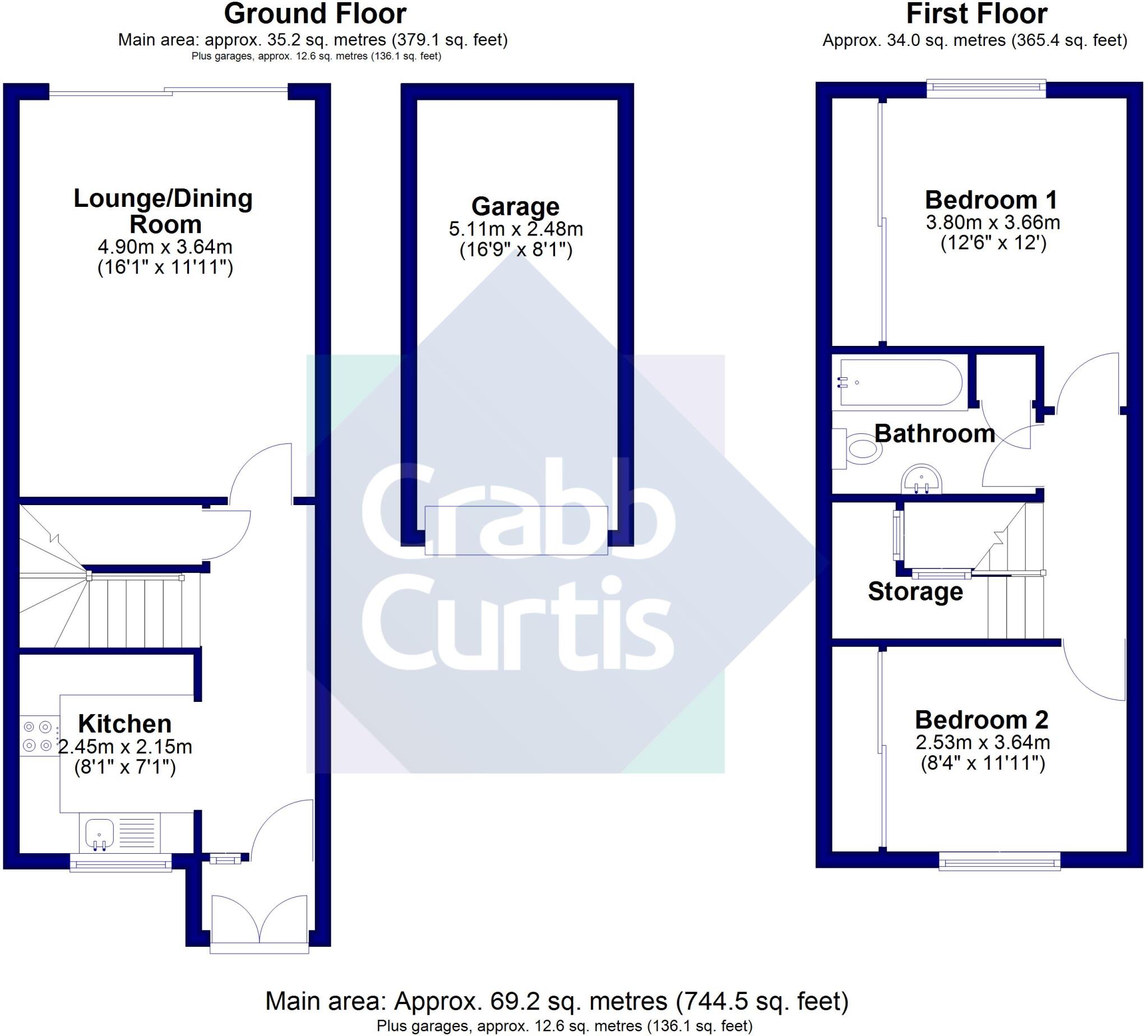 Slade Meadow, Radford Semele, CV31 floorplan