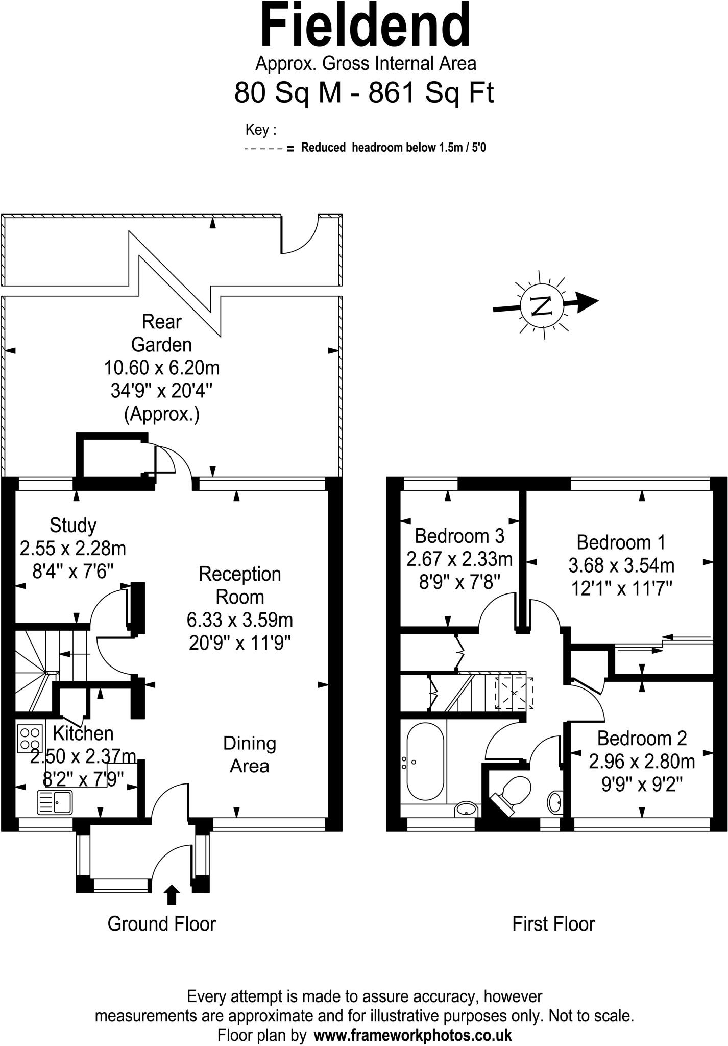 Fieldend, Strawberry Hill floorplan