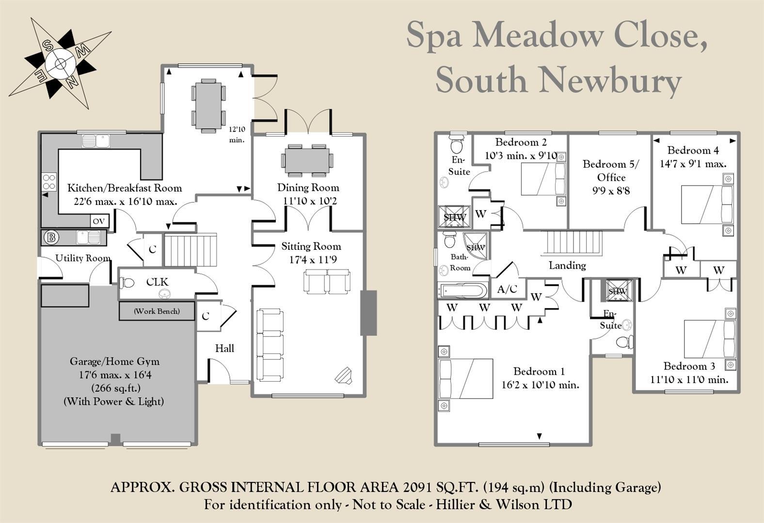 Spa Meadow Close, Newbury floorplan