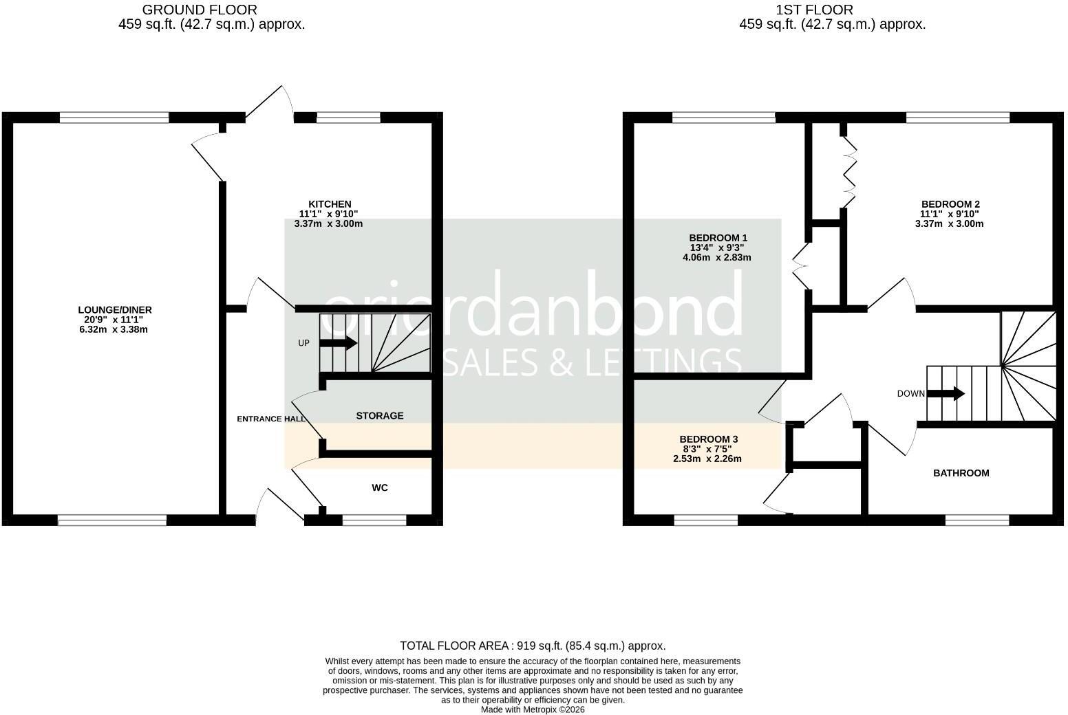 Kettering Road North, Spinney Hill, Northampton NN3 floorplan