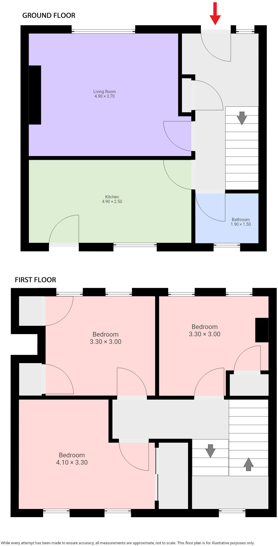 Marnock Terrace, Paisley, Renfrewshire floorplan
