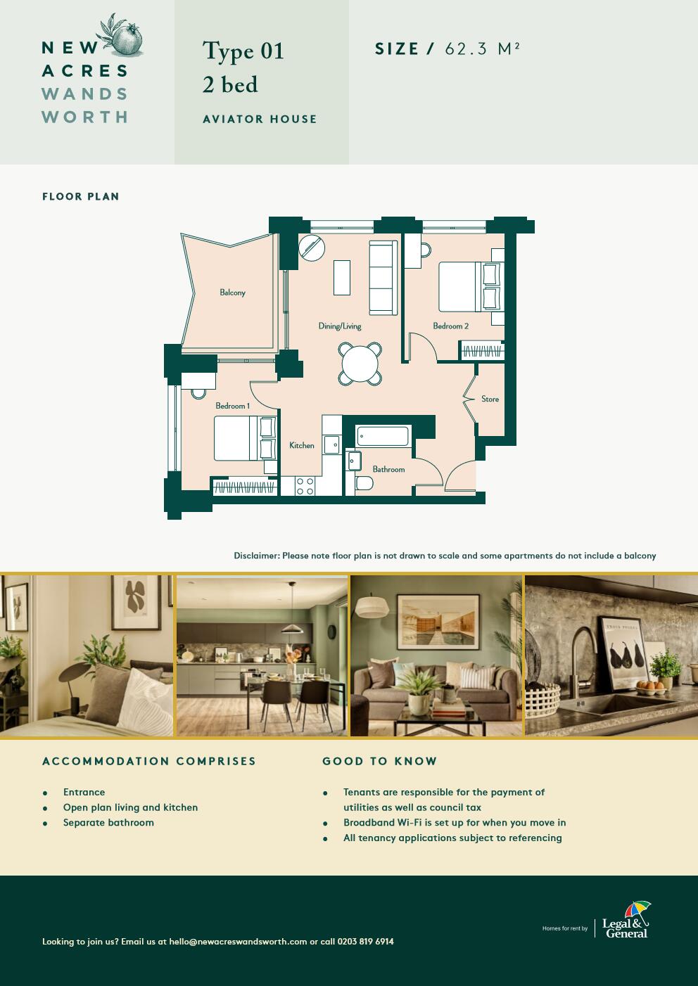New Acres, Wandsworth, SW18 floorplan