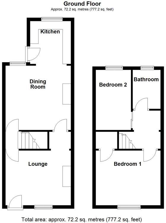 Portland Road, Beighton, Sheffield, SHEFFIELD, S20 1FA floorplan