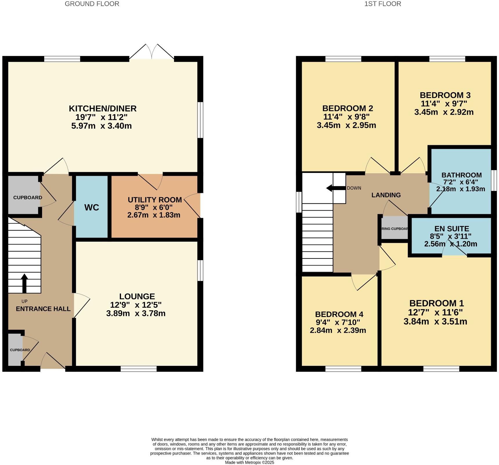 Cherry Close, Attleborough, Norfolk, NR17 floorplan