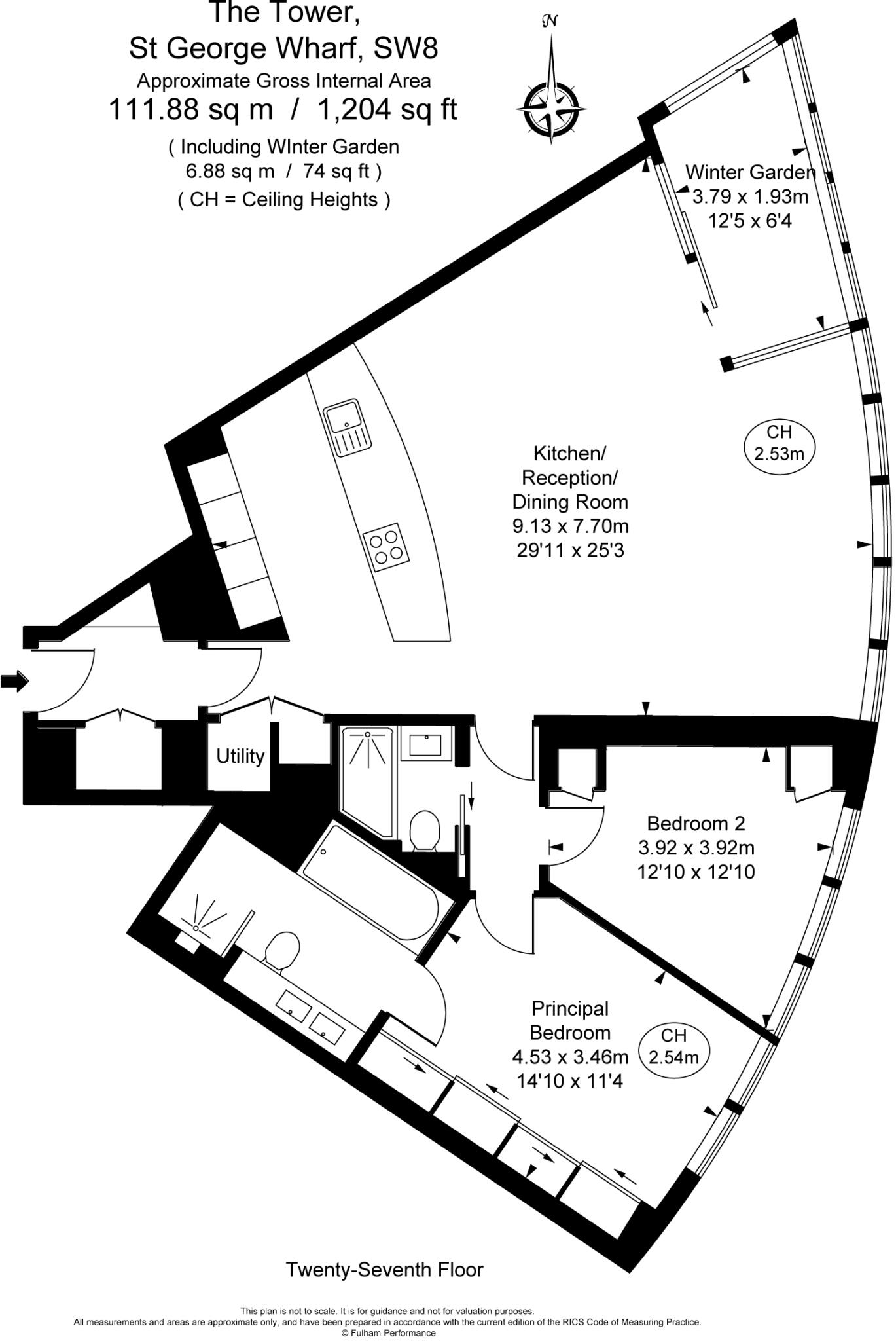 St. George Wharf, London, SW8 floorplan