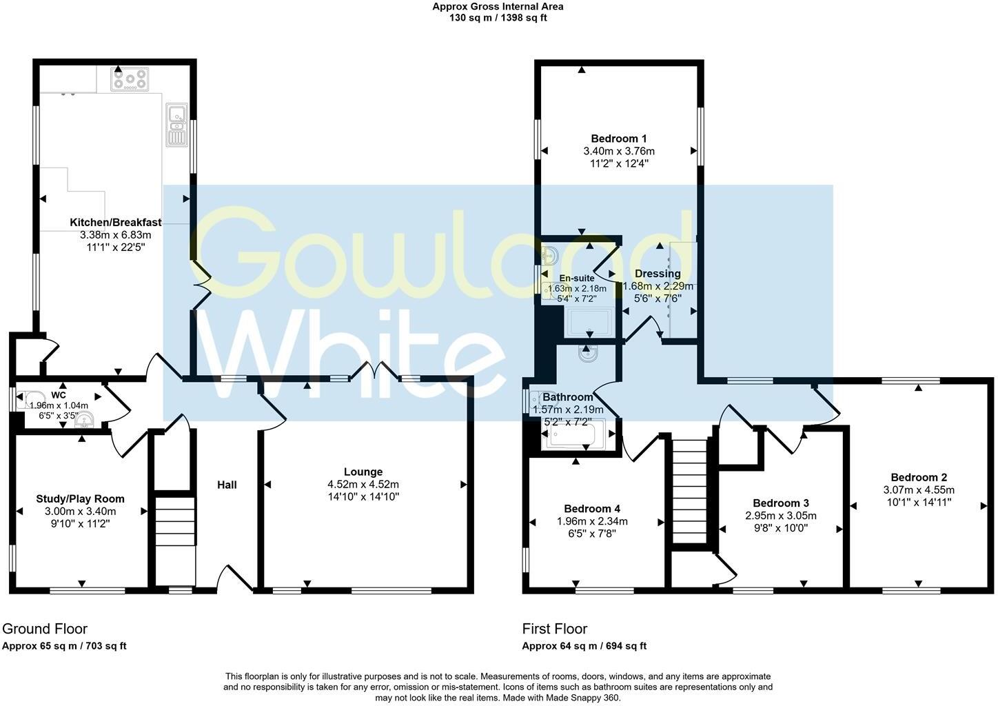 Pit Wood Drive, Yarm, TS15 9FT floorplan