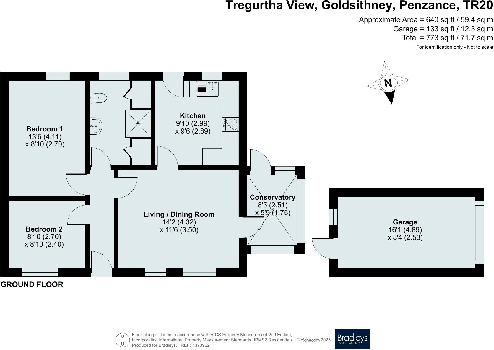 Tregurtha View, Goldsithney, Penzance, Cornwall floorplan