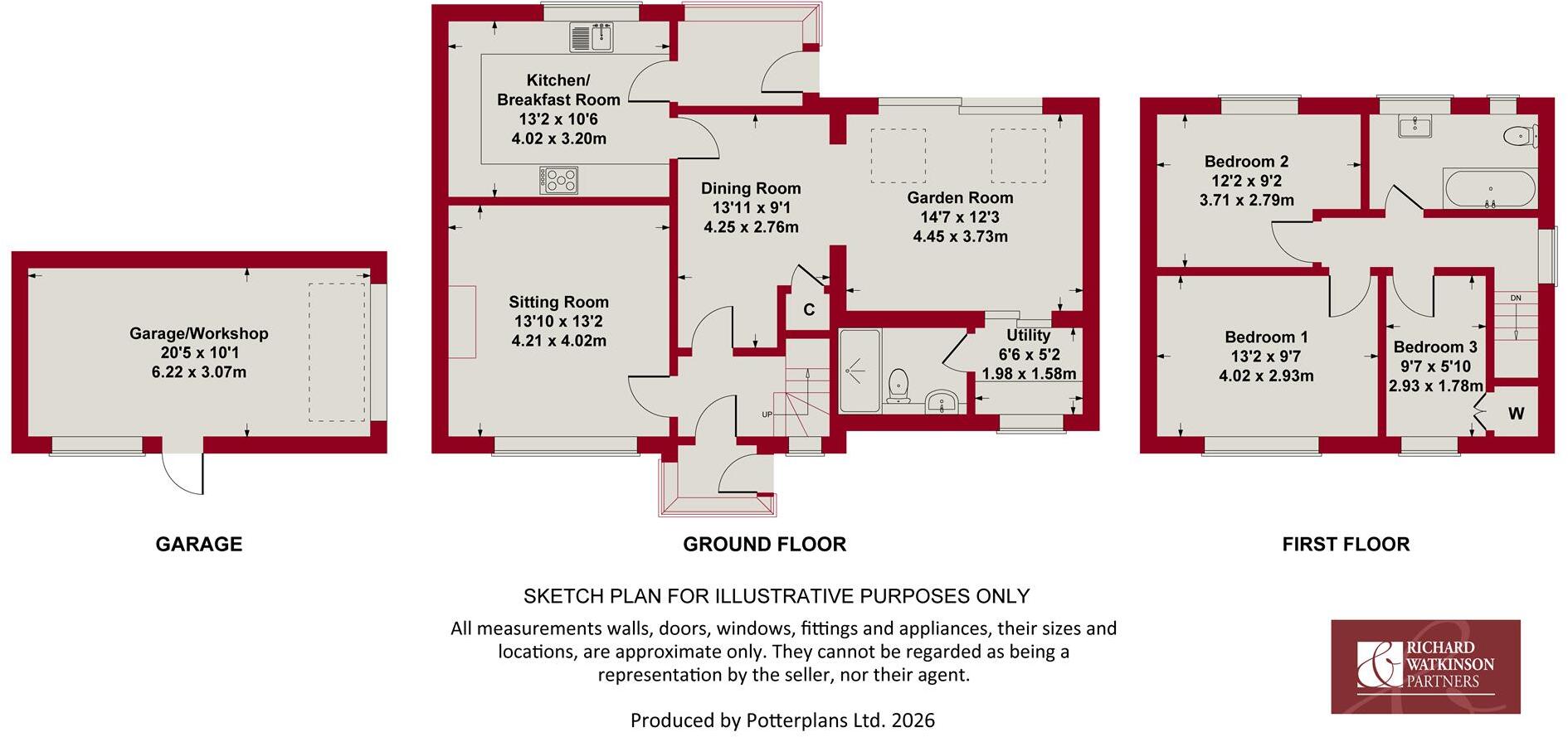 Silverwood Road, Bottesford floorplan