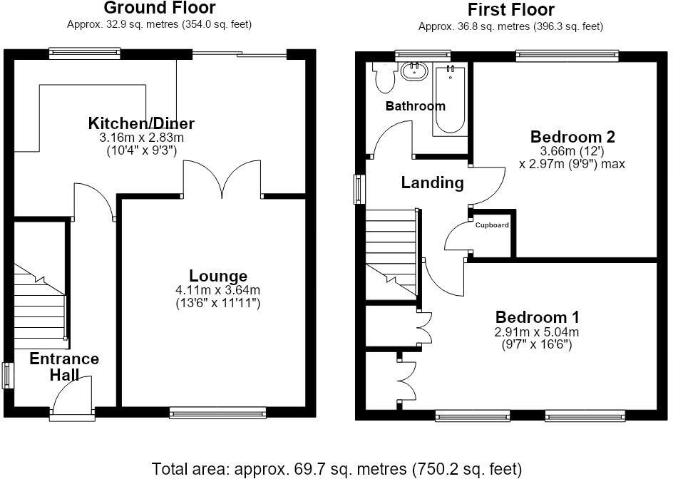 Shaw Royd, Yeadon, Leeds floorplan