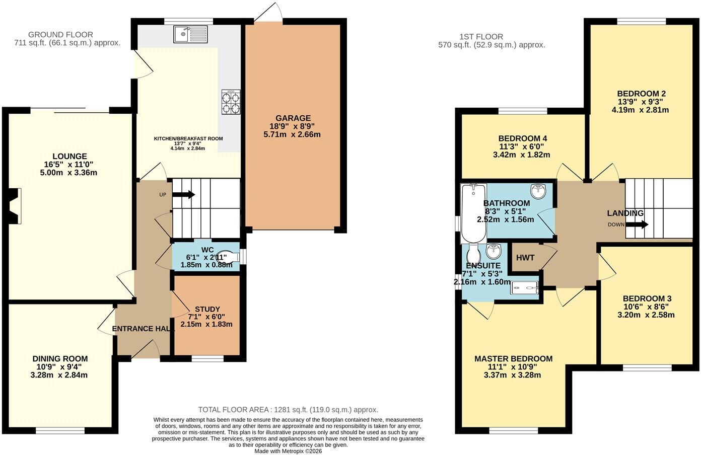 Kingfisher Way, Mildenhall, Bury St. Edmunds, Suffolk, IP28 floorplan