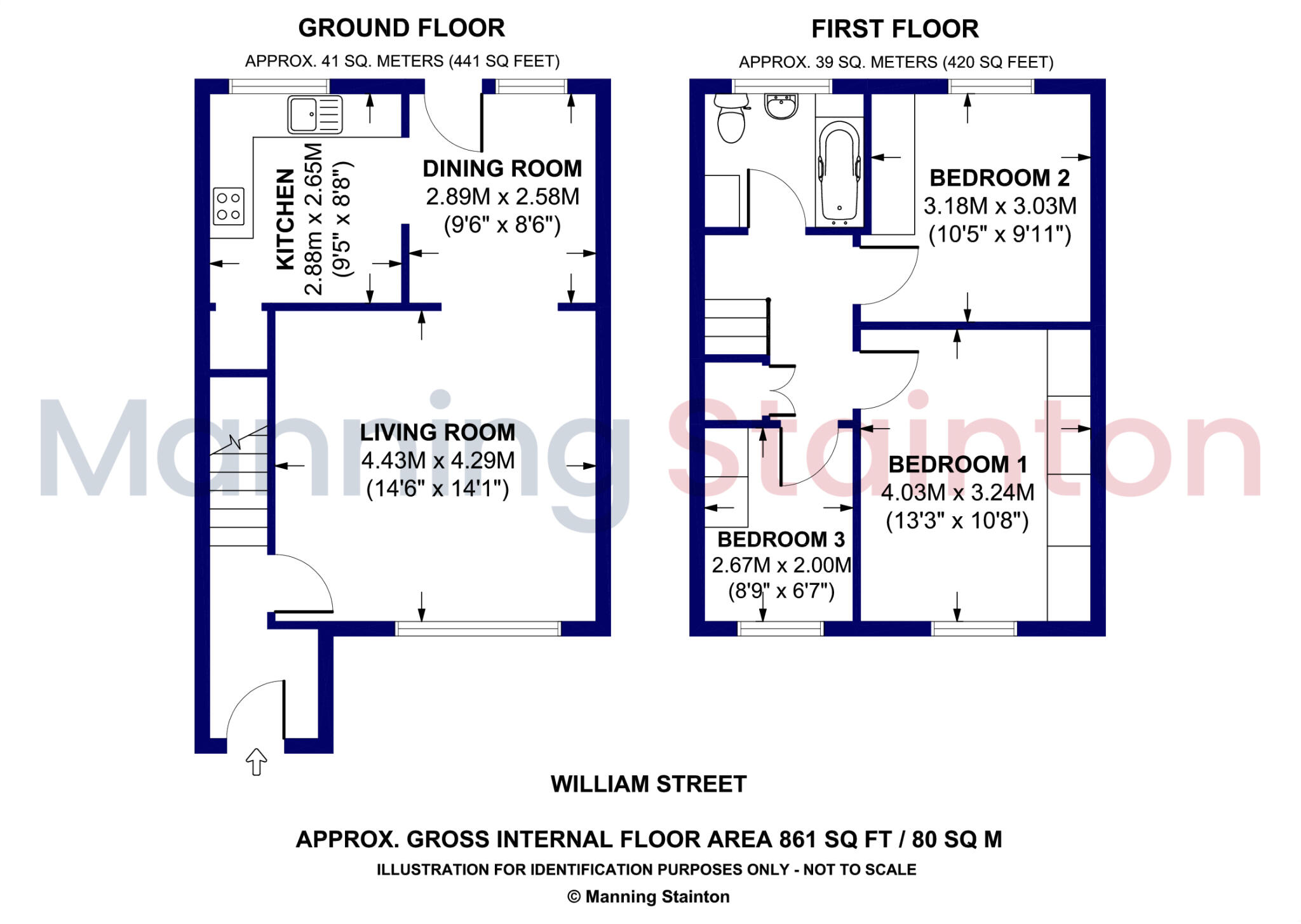 William Street, Churwell, Morley, Leeds floorplan