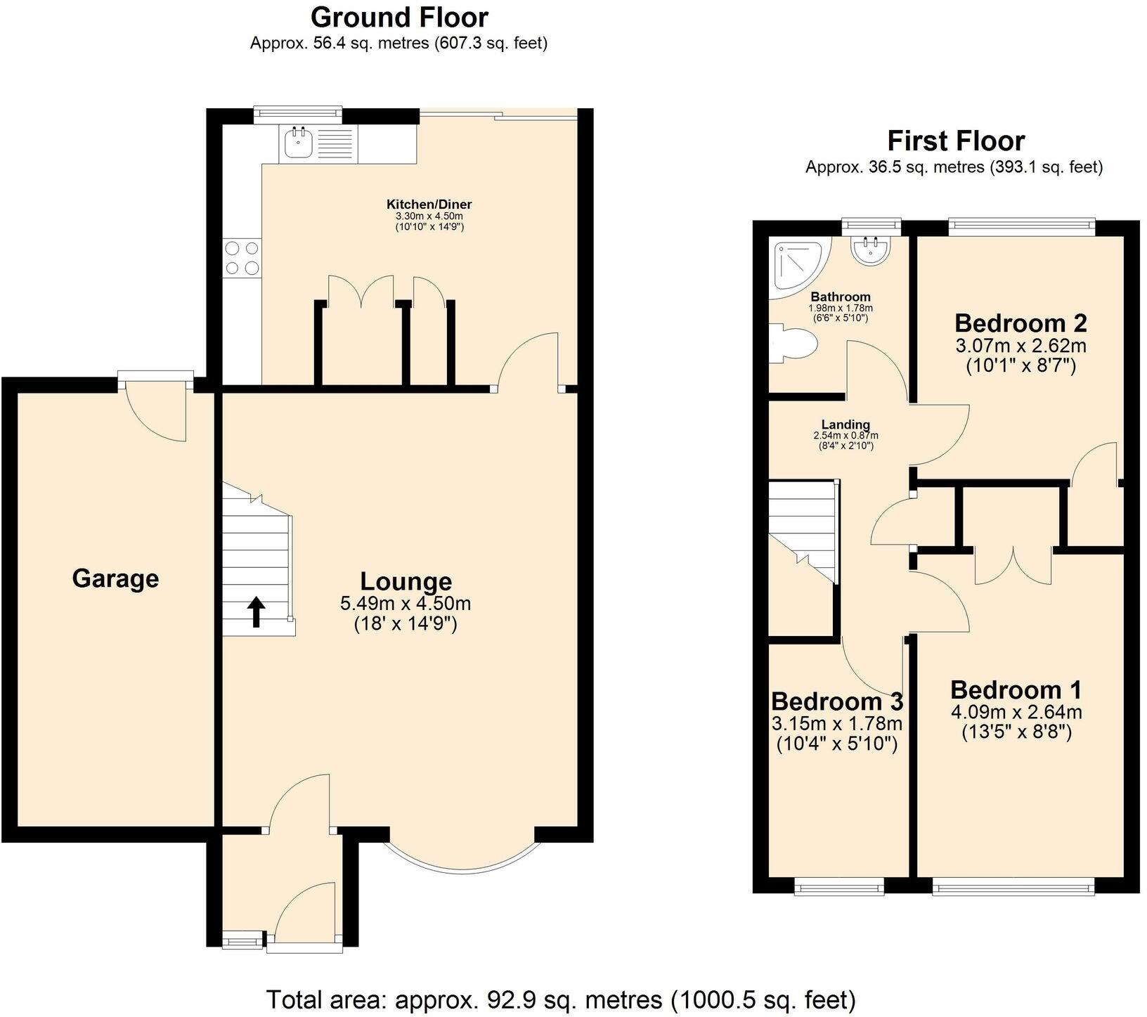 Shetland Drive, Nuneaton, CV10 floorplan