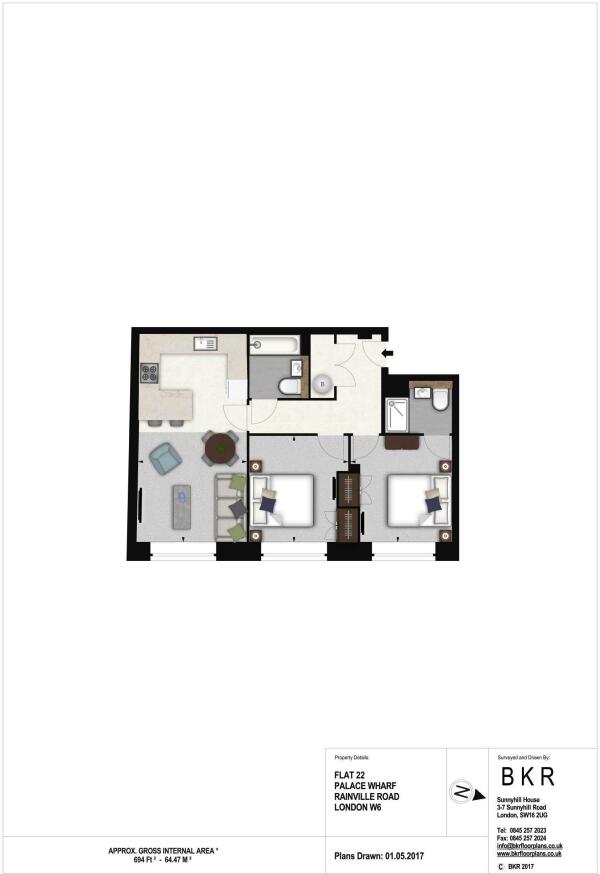 Rainville Road, London, W6 floorplan