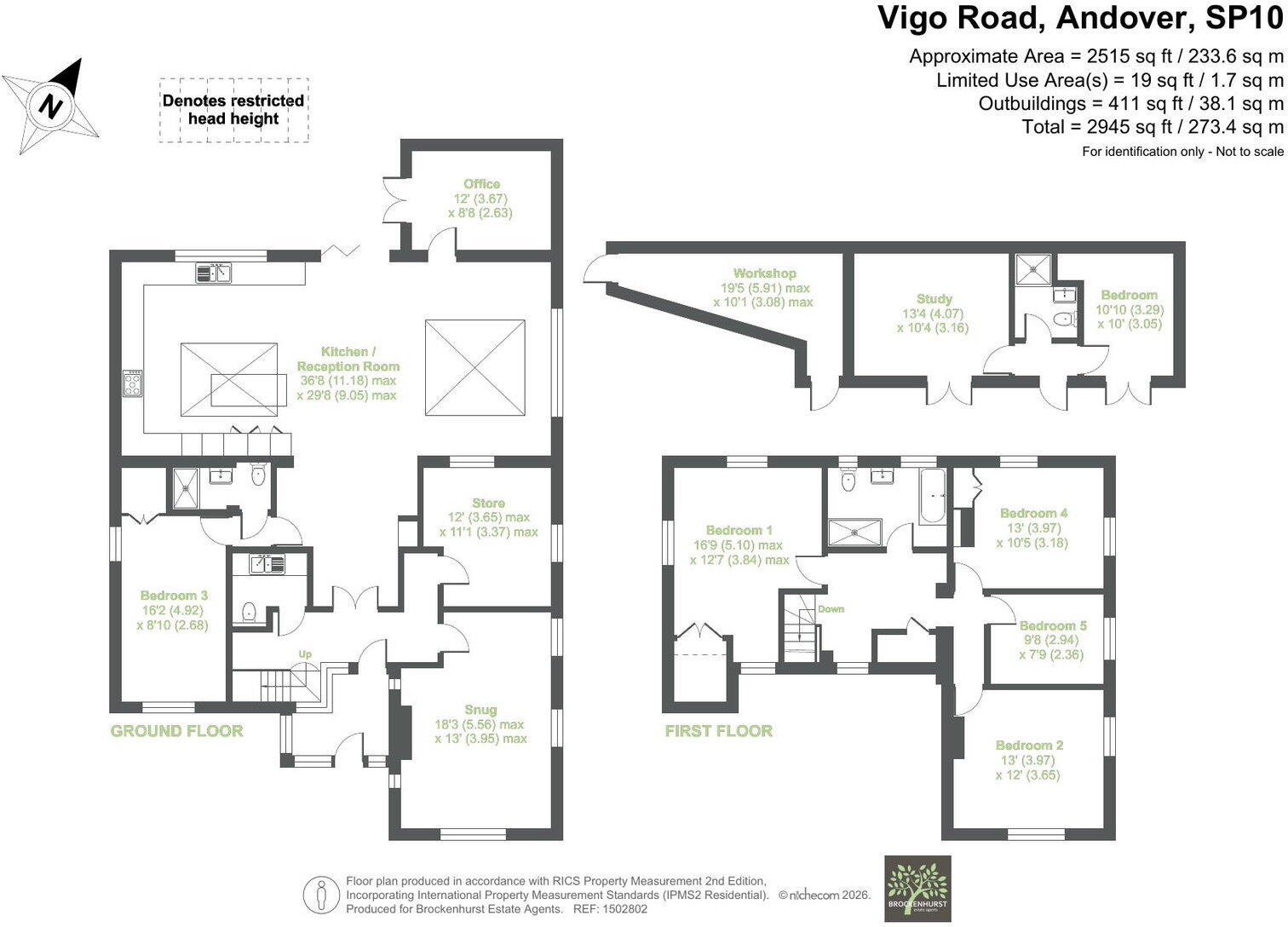 Vigo Road, Andover, SP10 1JX floorplan