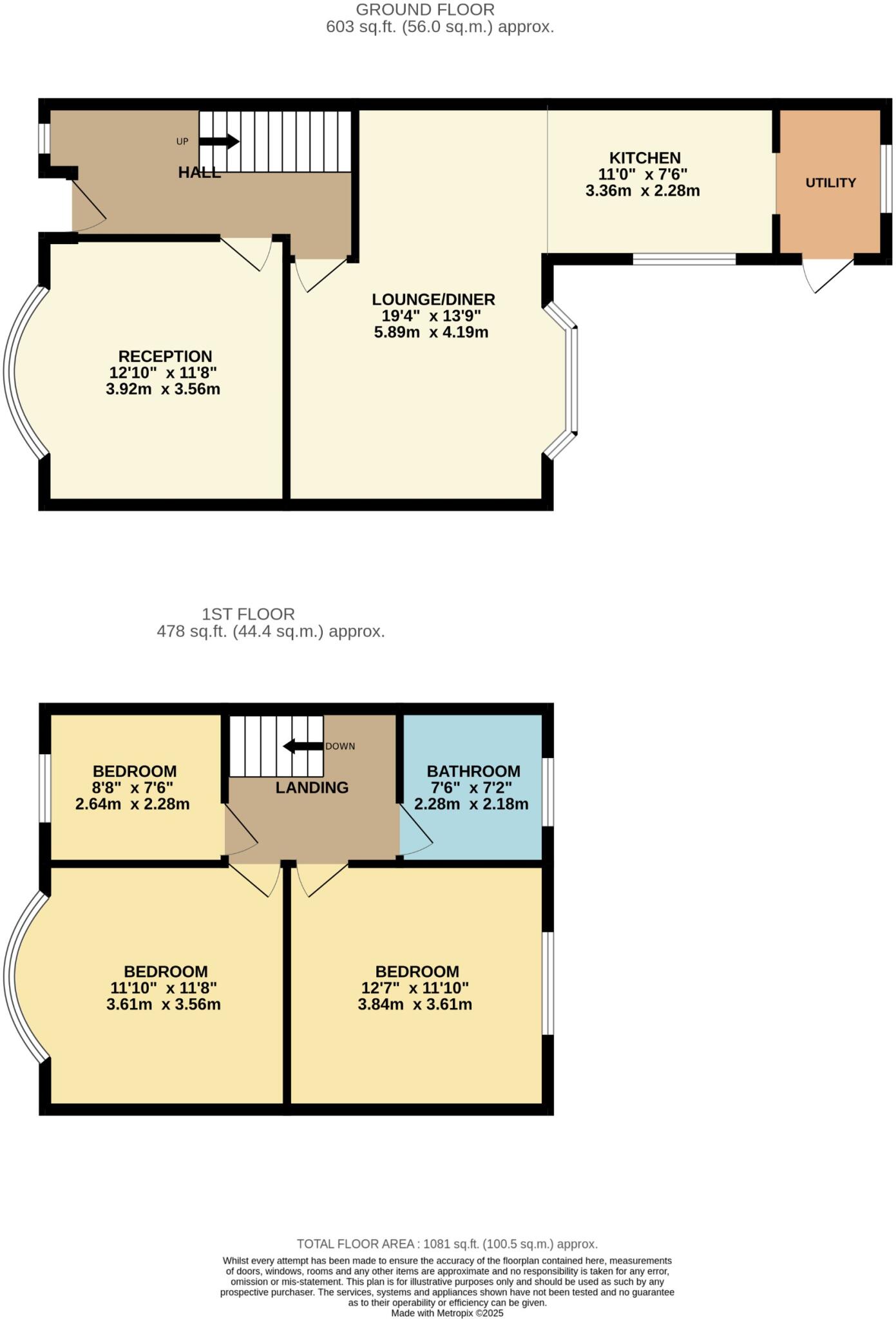 Waun-y-Groes Road, Rhiwbina, Cardiff, CF14 floorplan