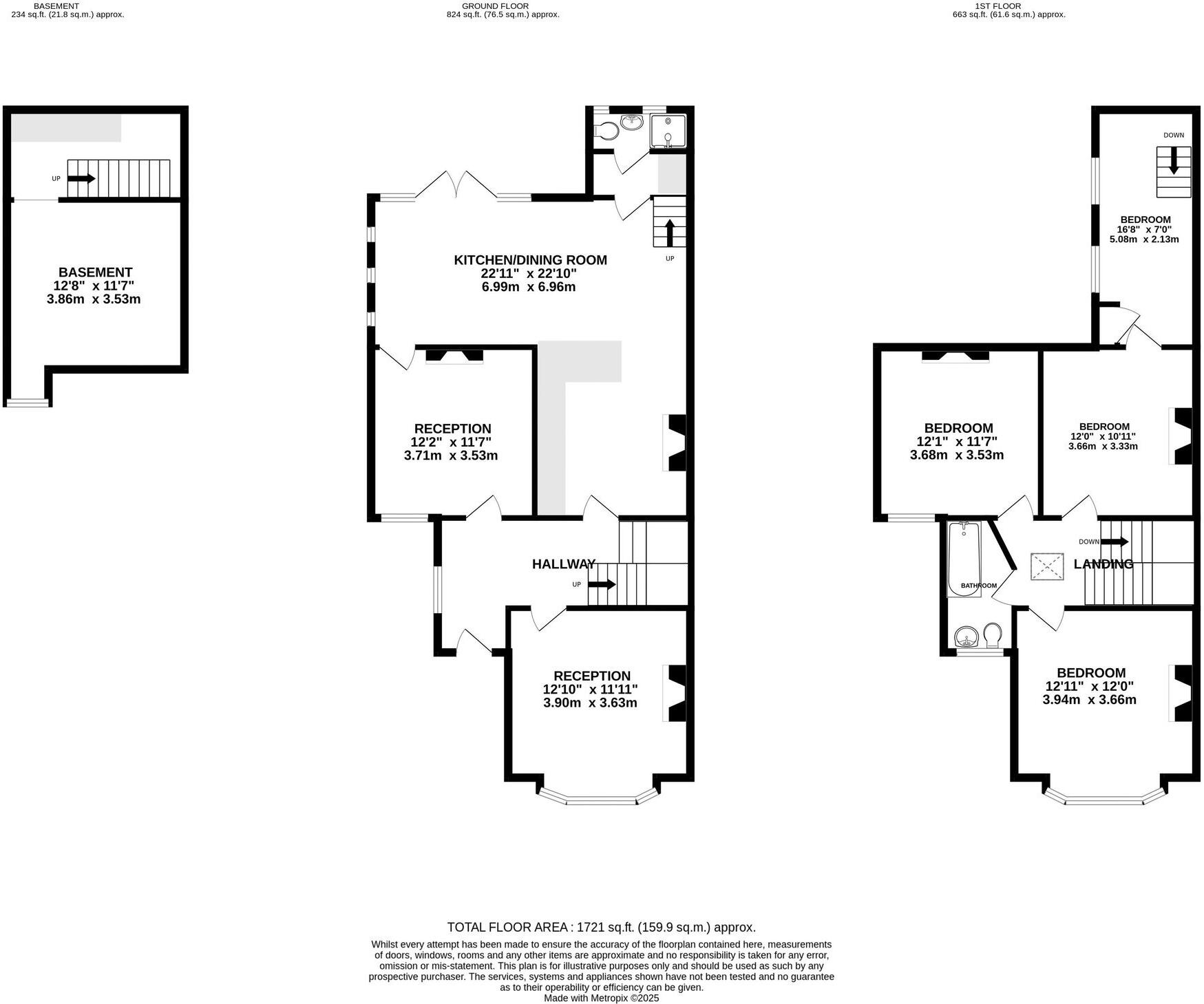 Andover Road, Southsea, PO4 floorplan