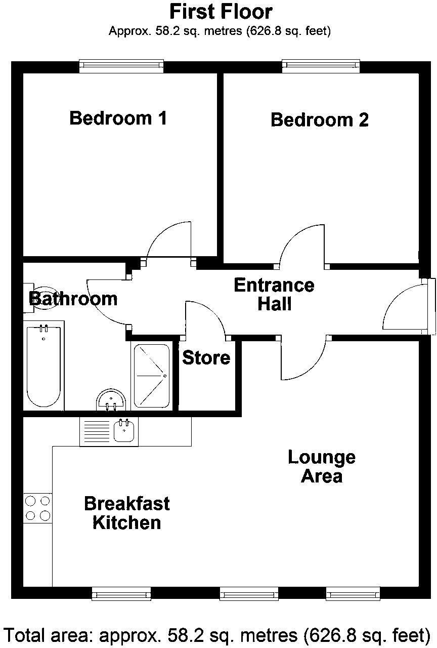 Langmere Close, Barnsley, S70 6BQ floorplan