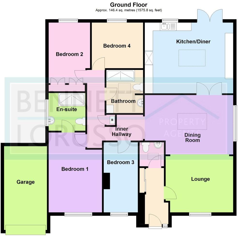 Caldecote Road, Eynesbury, St Neots, PE19 floorplan