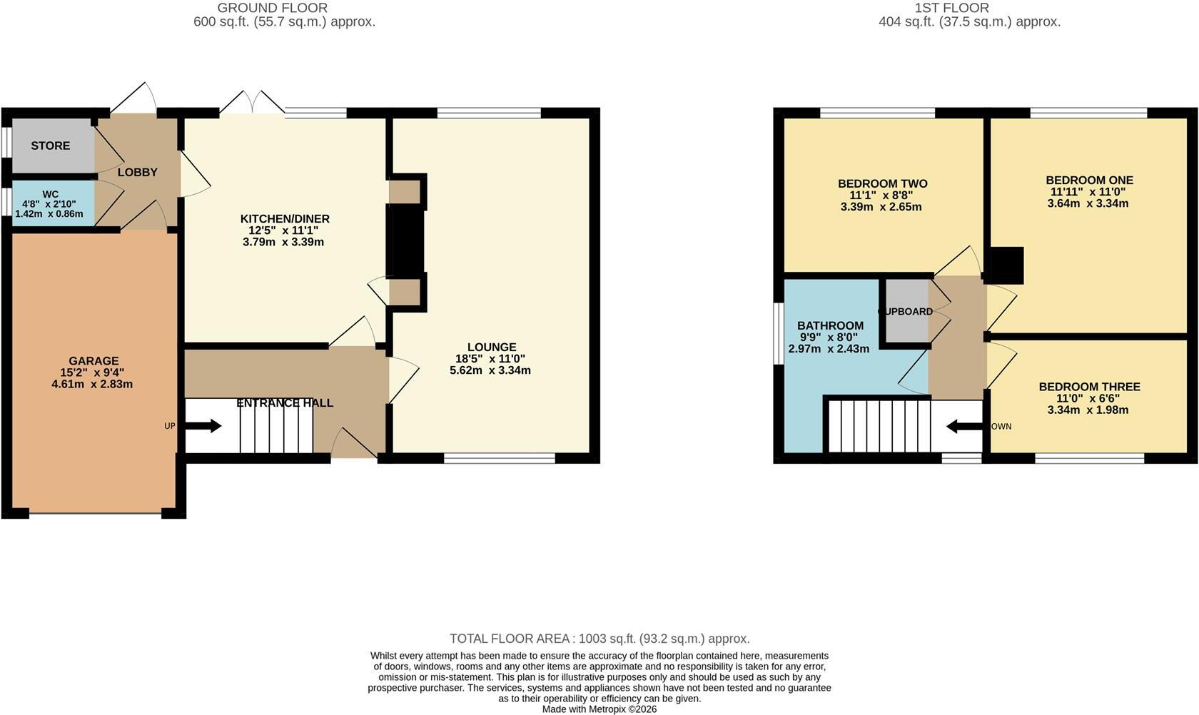 Grange Road, Newark floorplan
