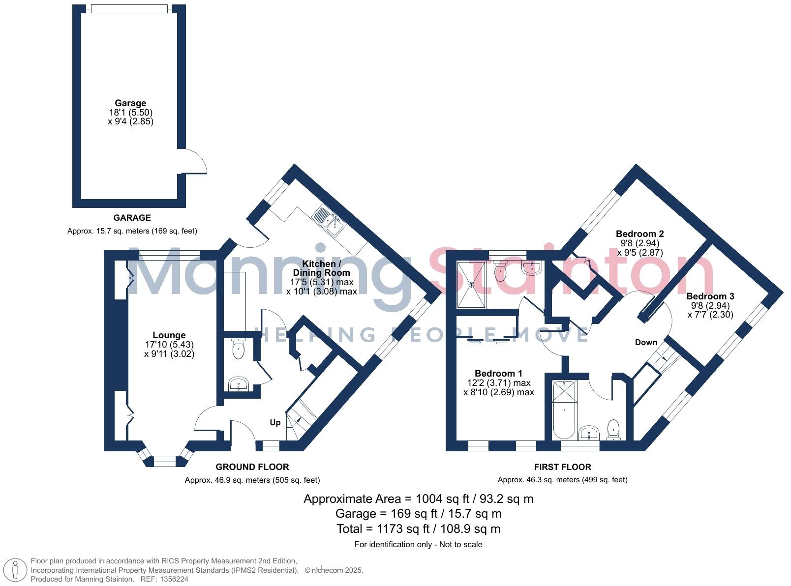 Springfield Crescent, Lofthouse, Wakefield, West Yorkshire floorplan