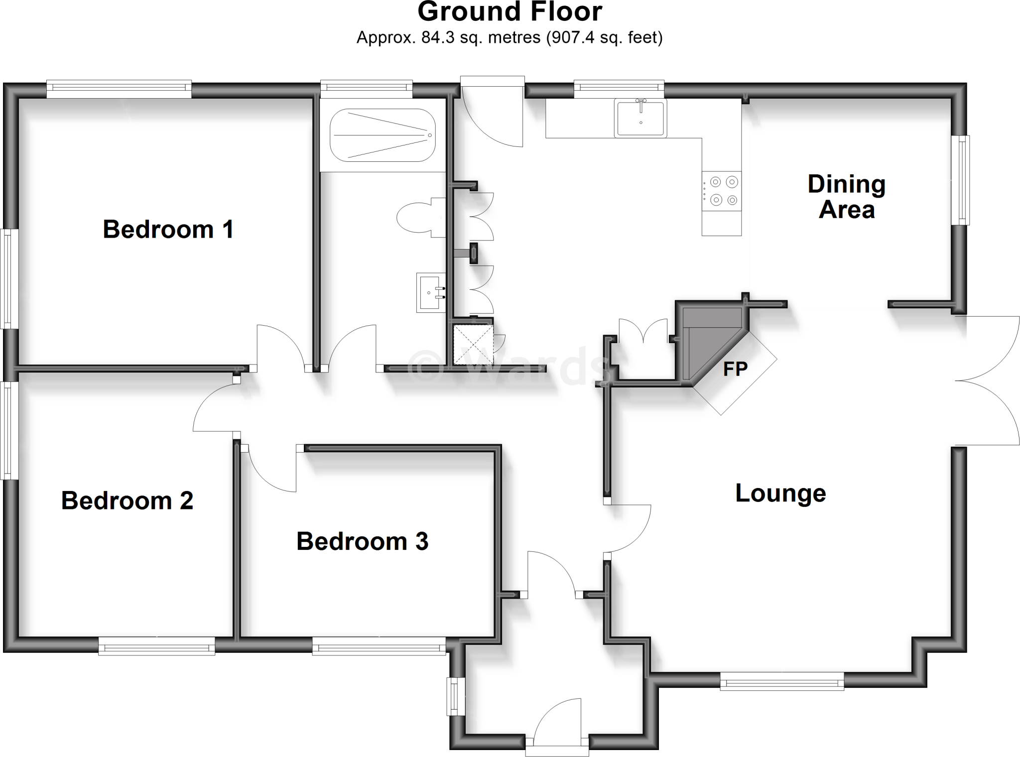 Heather Drive, St. Michaels, Tenterden, Kent floorplan