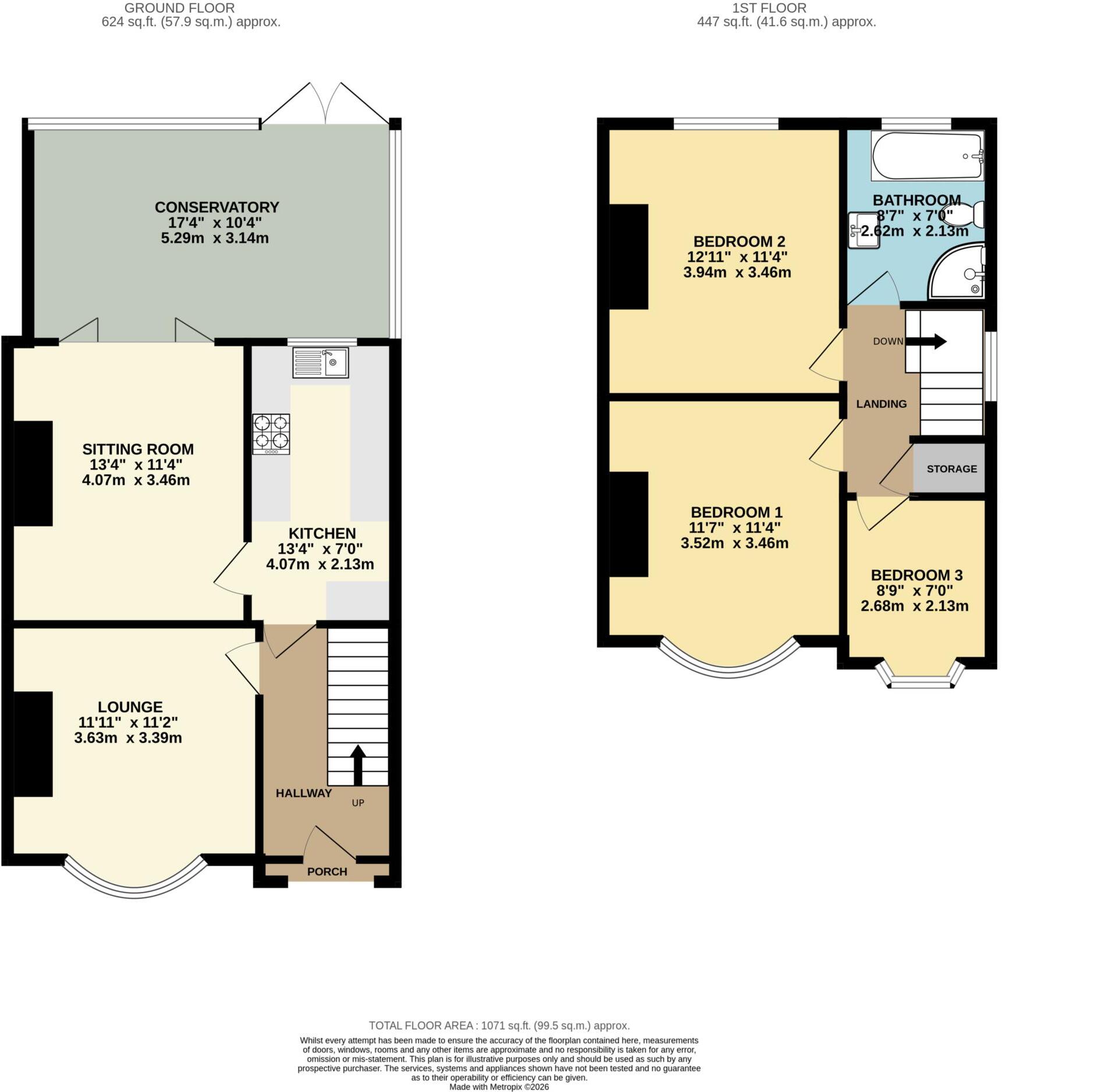 Holmville Road, Higher Bebington floorplan