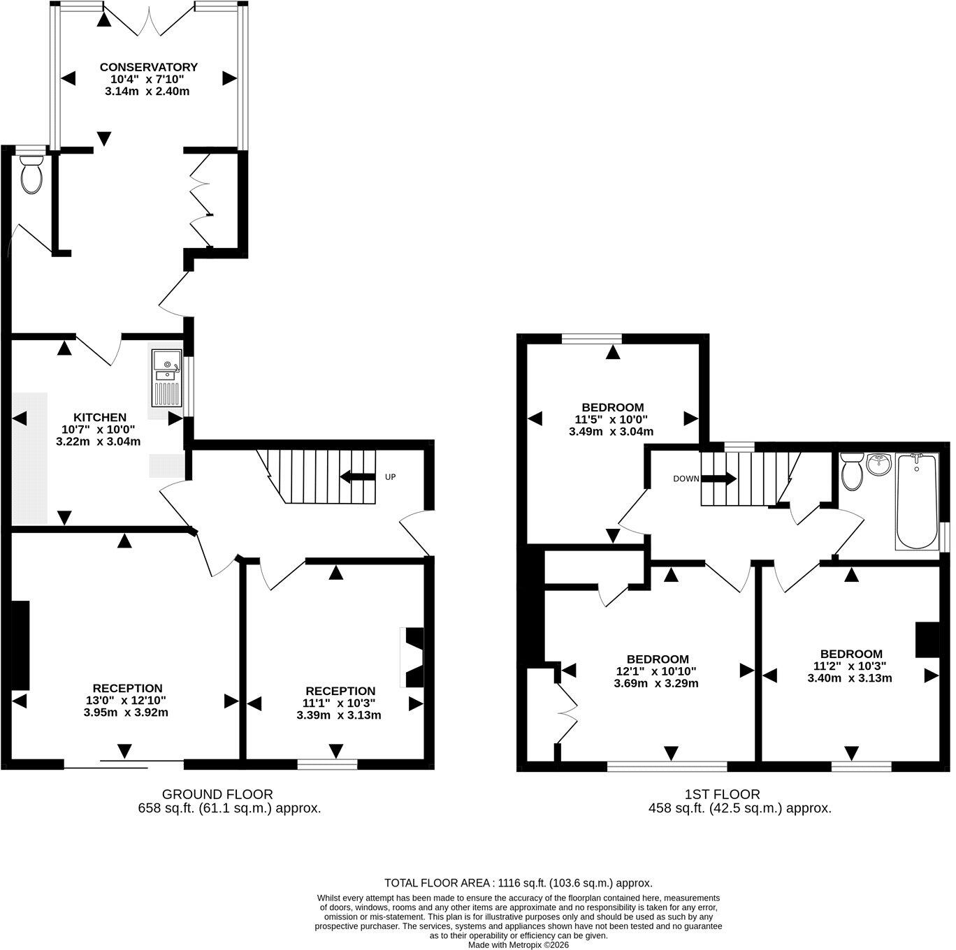 Pendre, Builth Wells, Powys floorplan