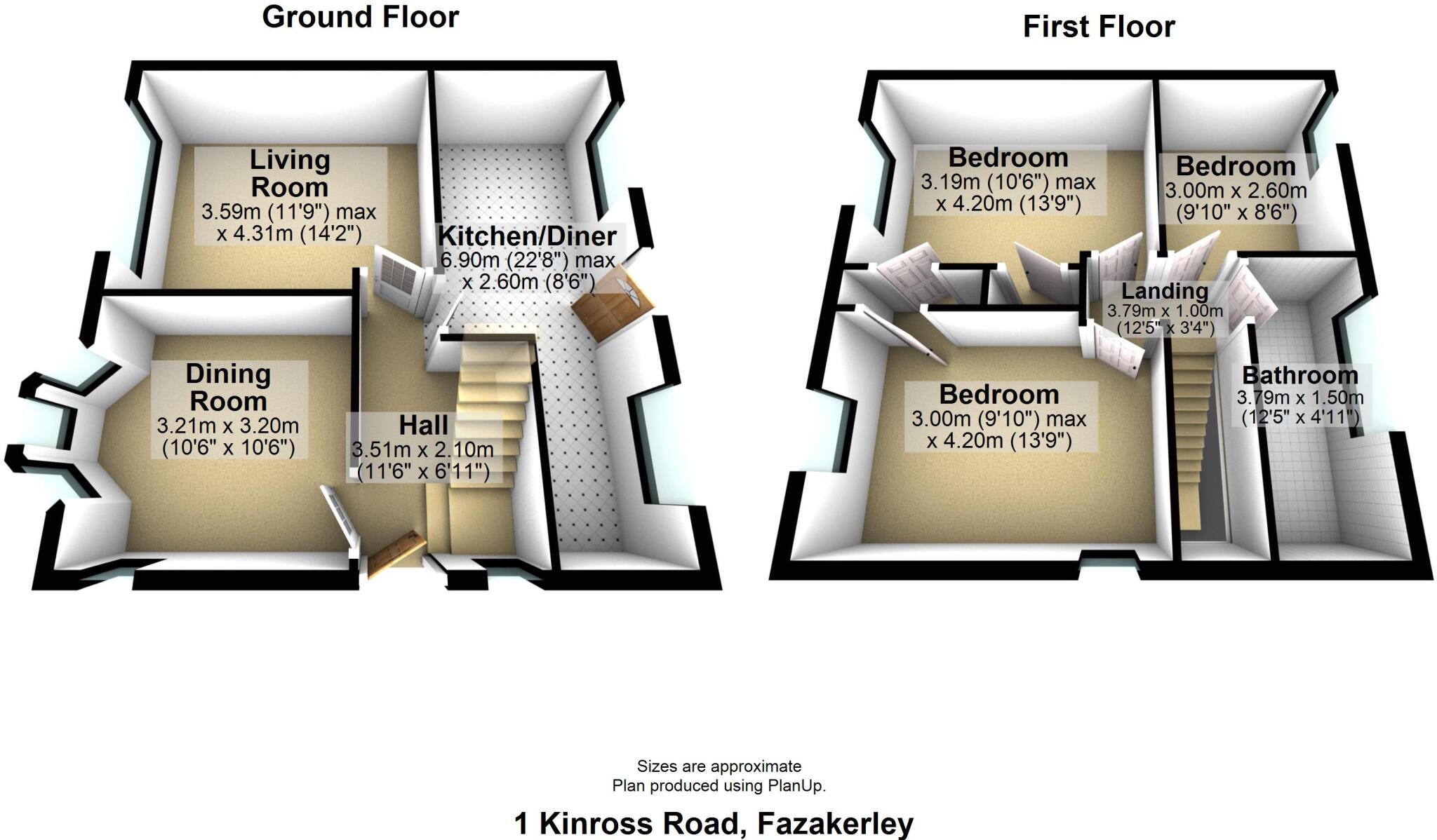 Kinross Road, Fazakerley, Liverpool, Merseyside, L10 floorplan
