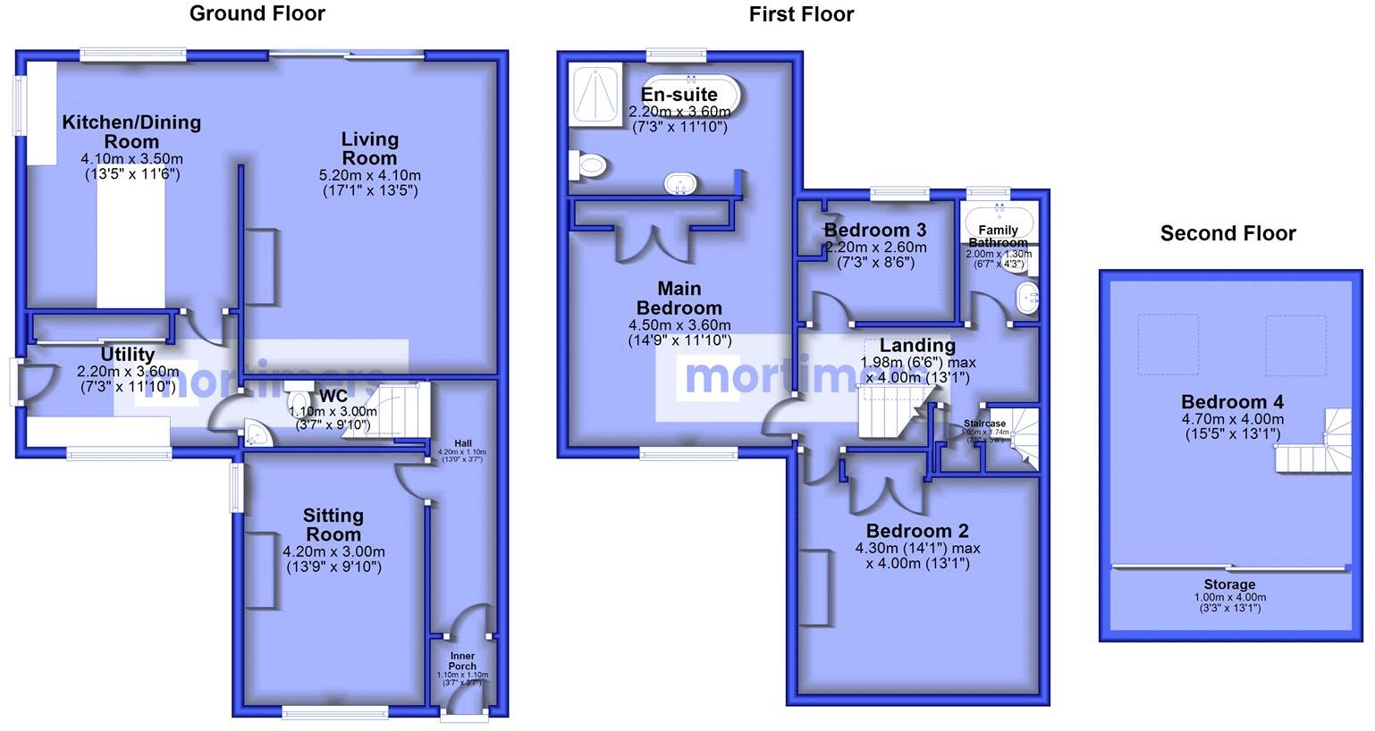 King Street, Whalley, BB7 floorplan