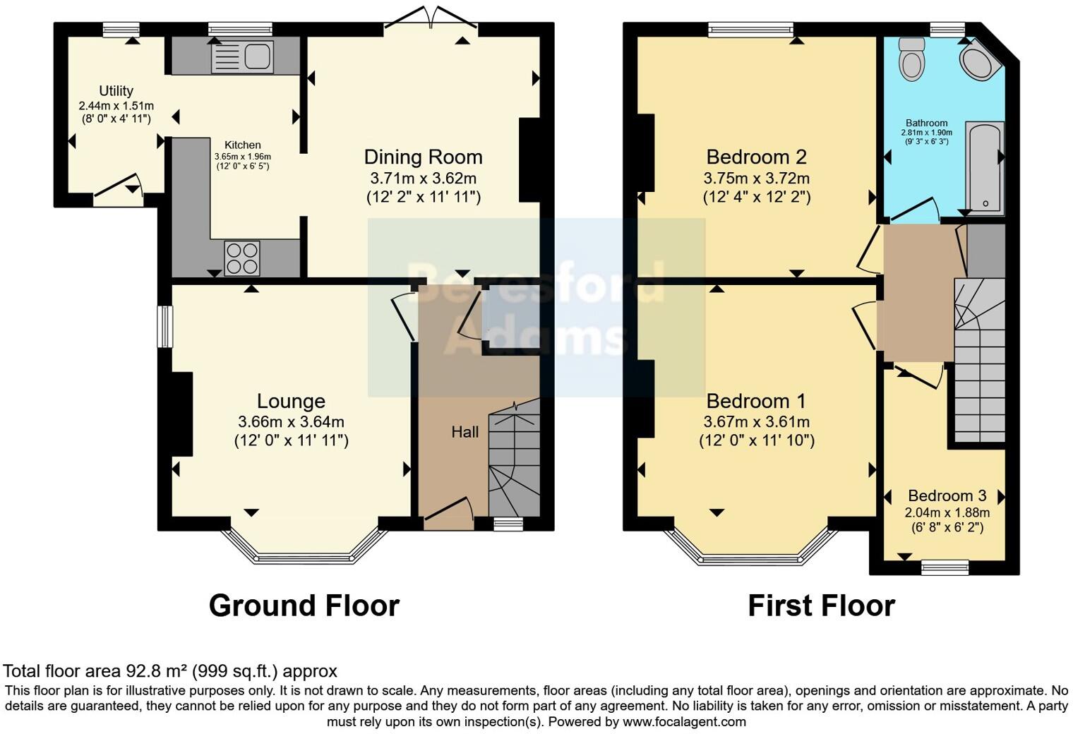 Mountain Road, Conwy, LL32 floorplan