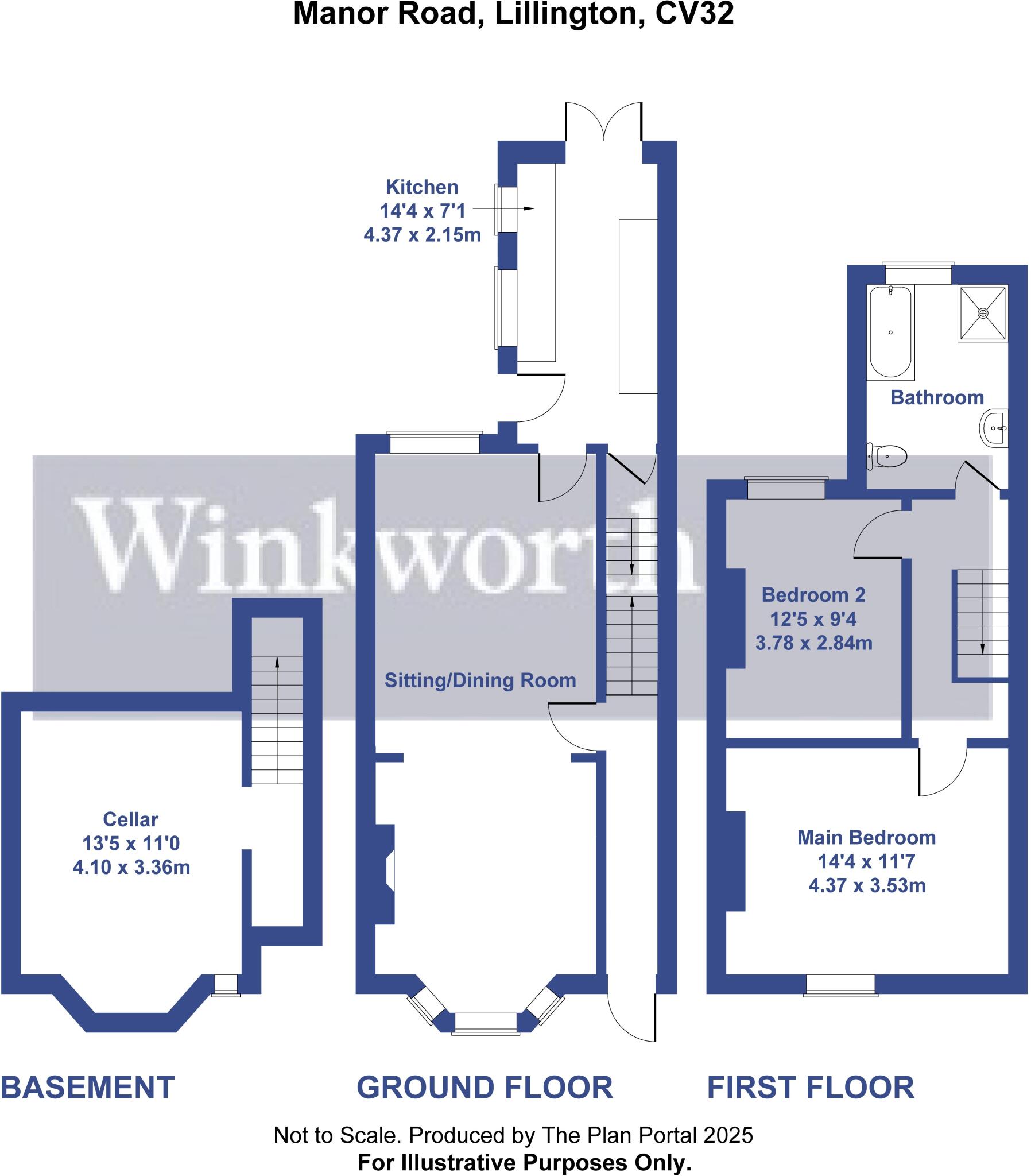 Manor Road, Leamington Spa, Warwickshire, CV32 floorplan