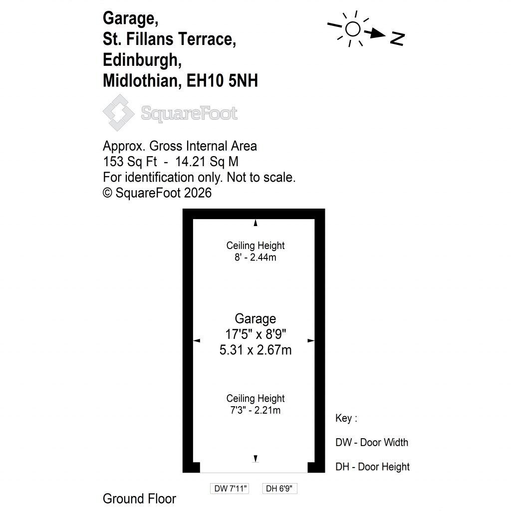 Garage 13, 2A St Fillan's Terrace, Edinburgh, EH10 5NH floorplan
