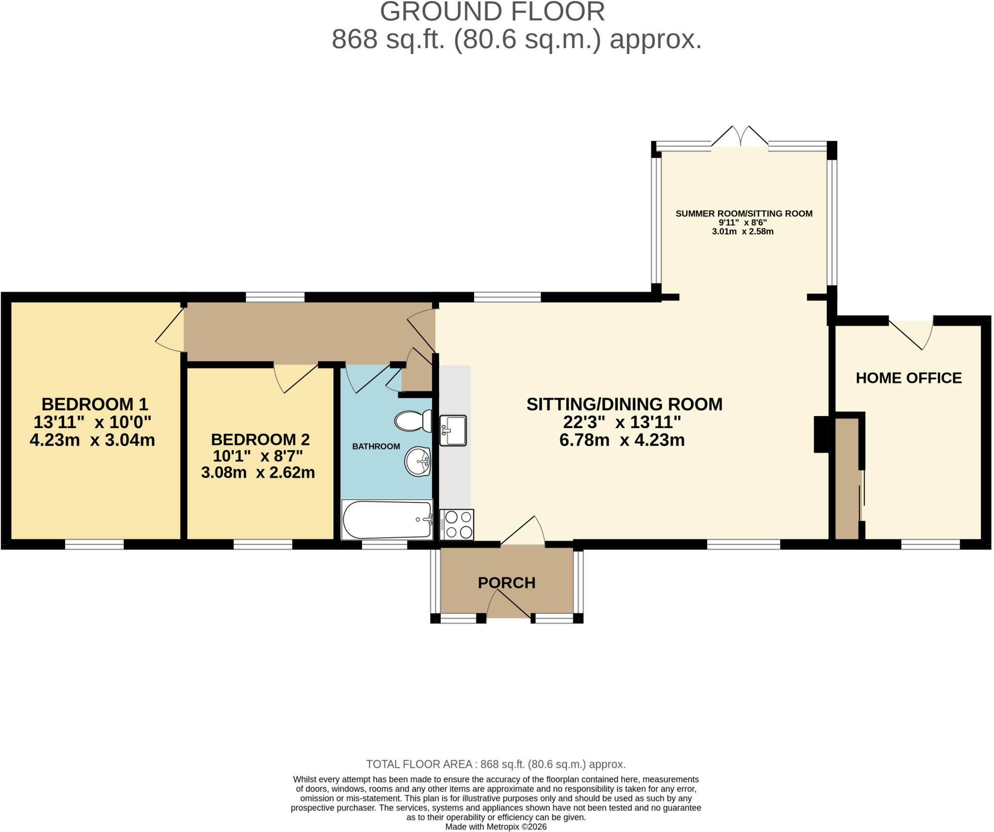 ., Penzance, TR20 floorplan