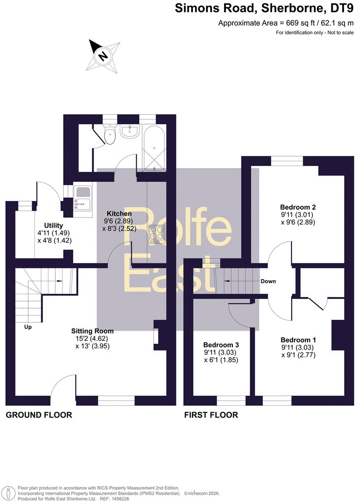 8, Simons Road, Sherborne floorplan