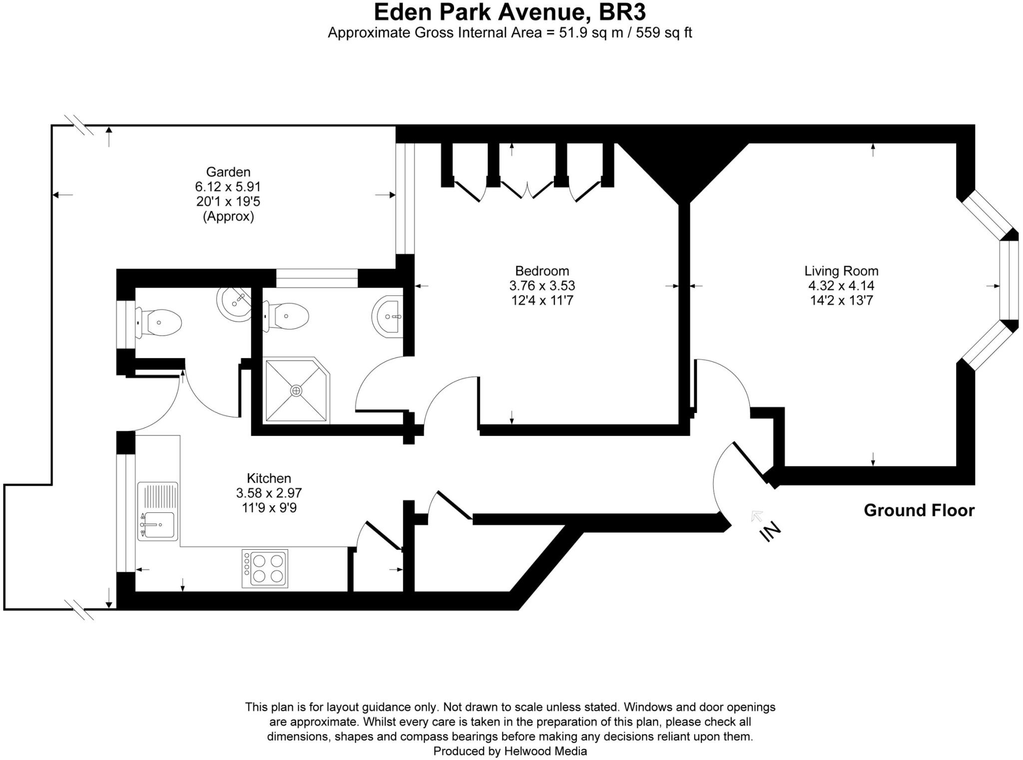Eden Park Avenue, Beckenham floorplan