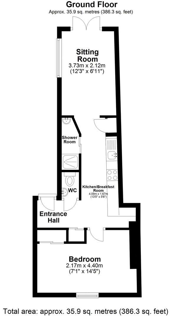 Clarence Street, Dartmouth floorplan