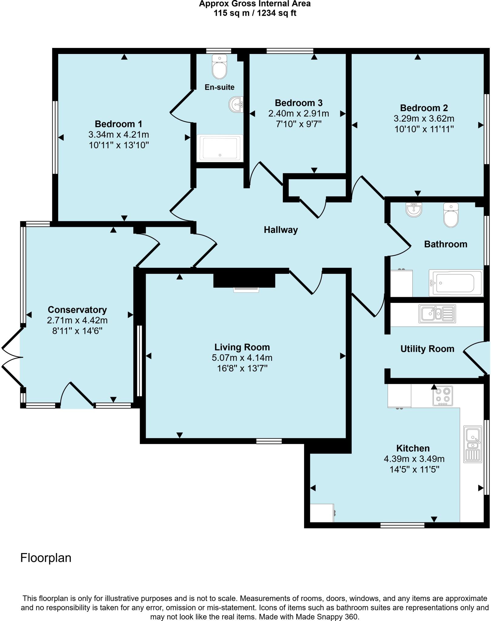 Charter Close, Bridgwater, Somerset floorplan